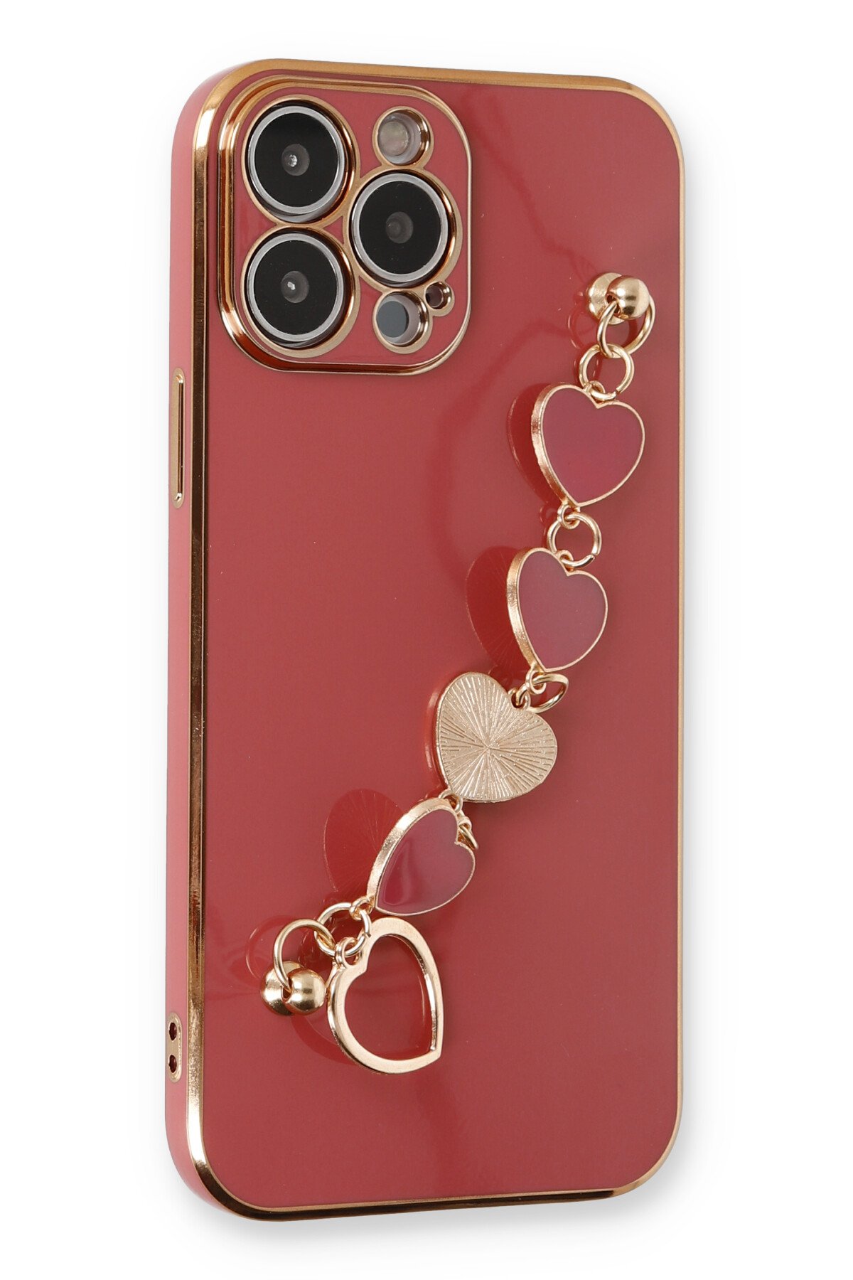 Newface iPhone 14 Pro Kılıf Montreal Yüzüklü Silikon Kapak - Yeşil