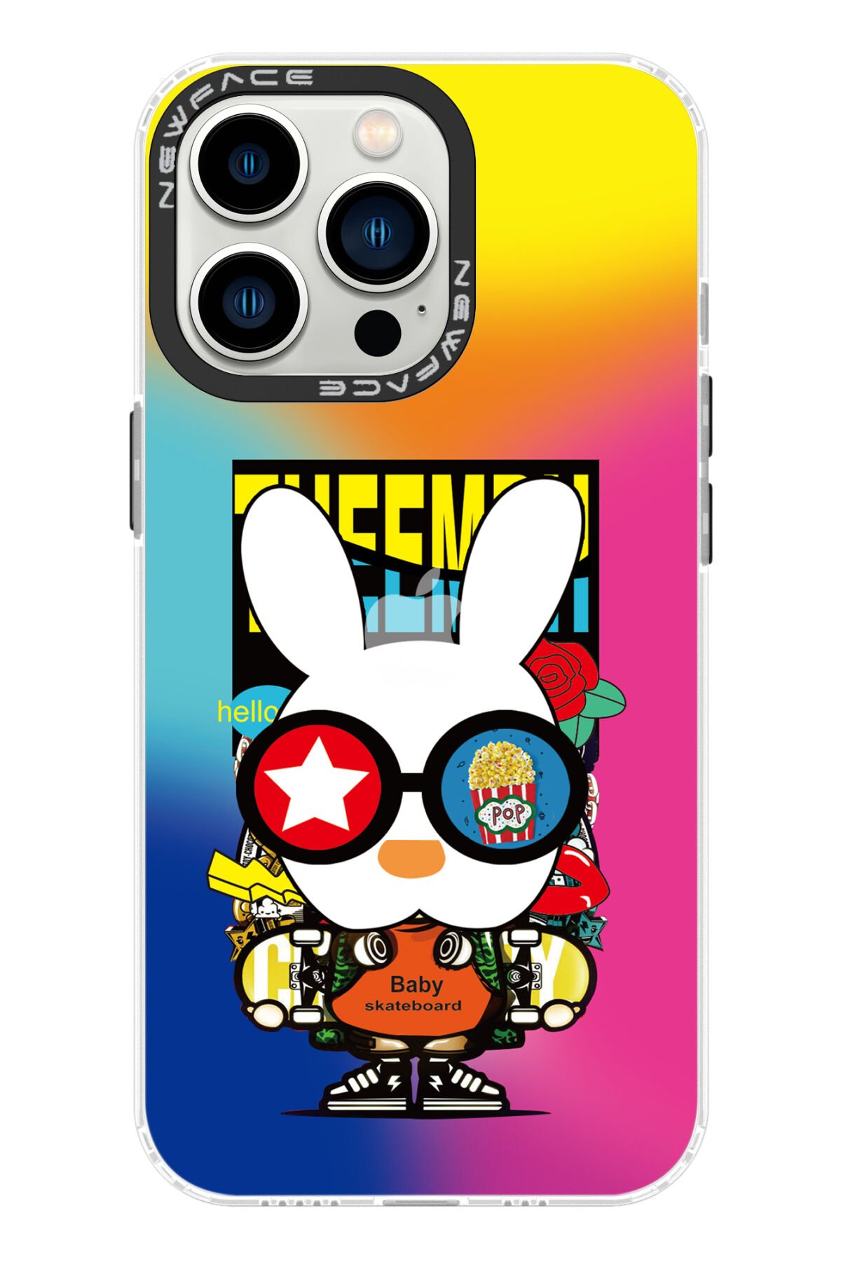 Newface iPhone 14 Pro Kılıf Dolpin Kapaklı - Lacivert