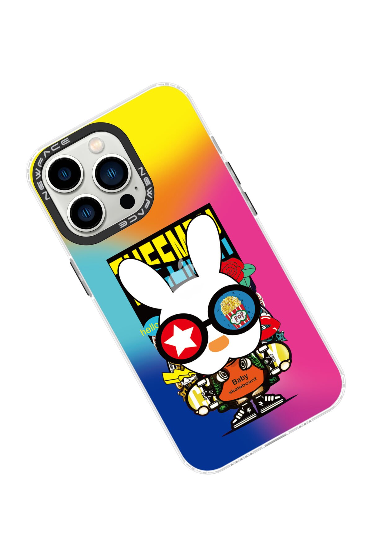 Newface iPhone 14 Pro Kılıf Dolpin Kapaklı - Lacivert