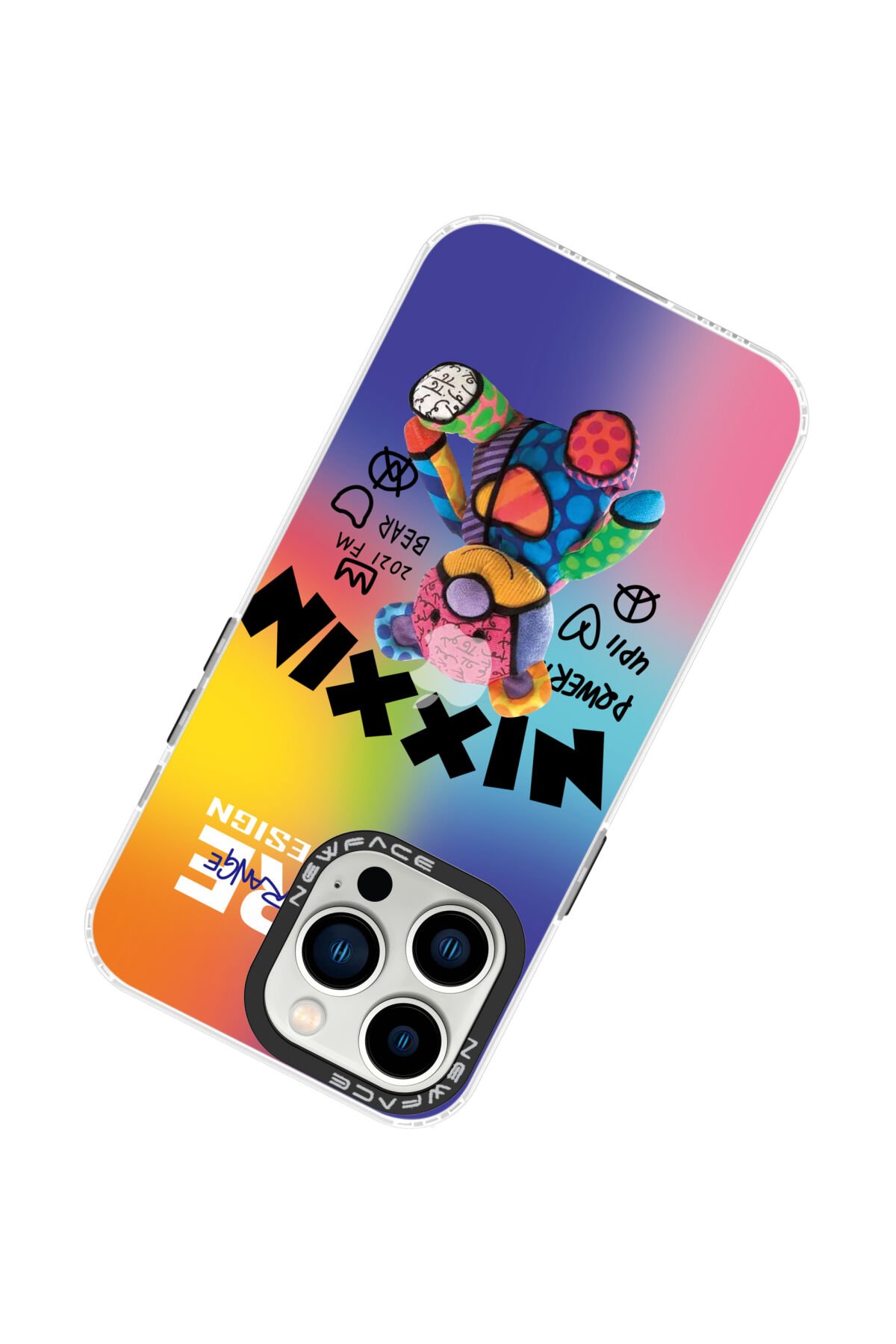 Newface iPhone 14 Pro Kılıf Dolpin Kapaklı - Lacivert