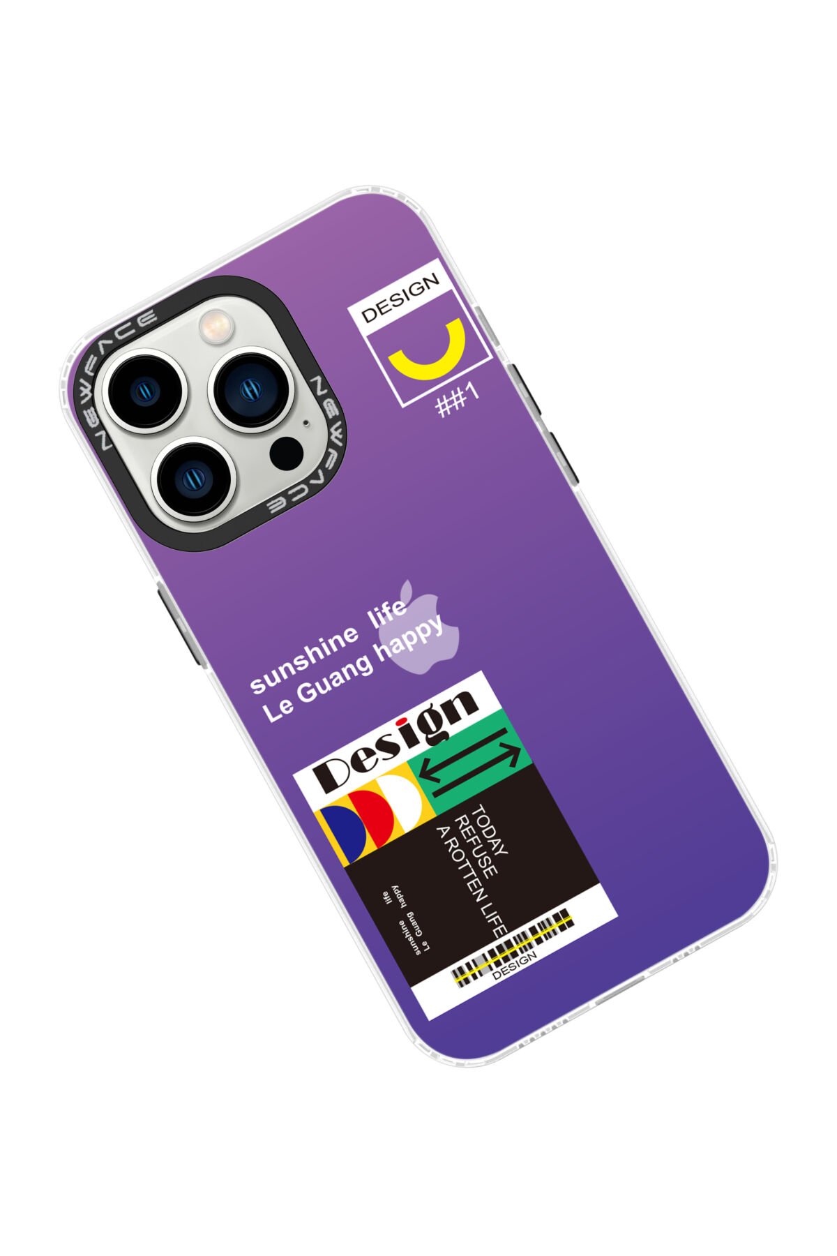 Newface iPhone 14 Pro Kılıf Armada Lensli Kapak - Derin Mor