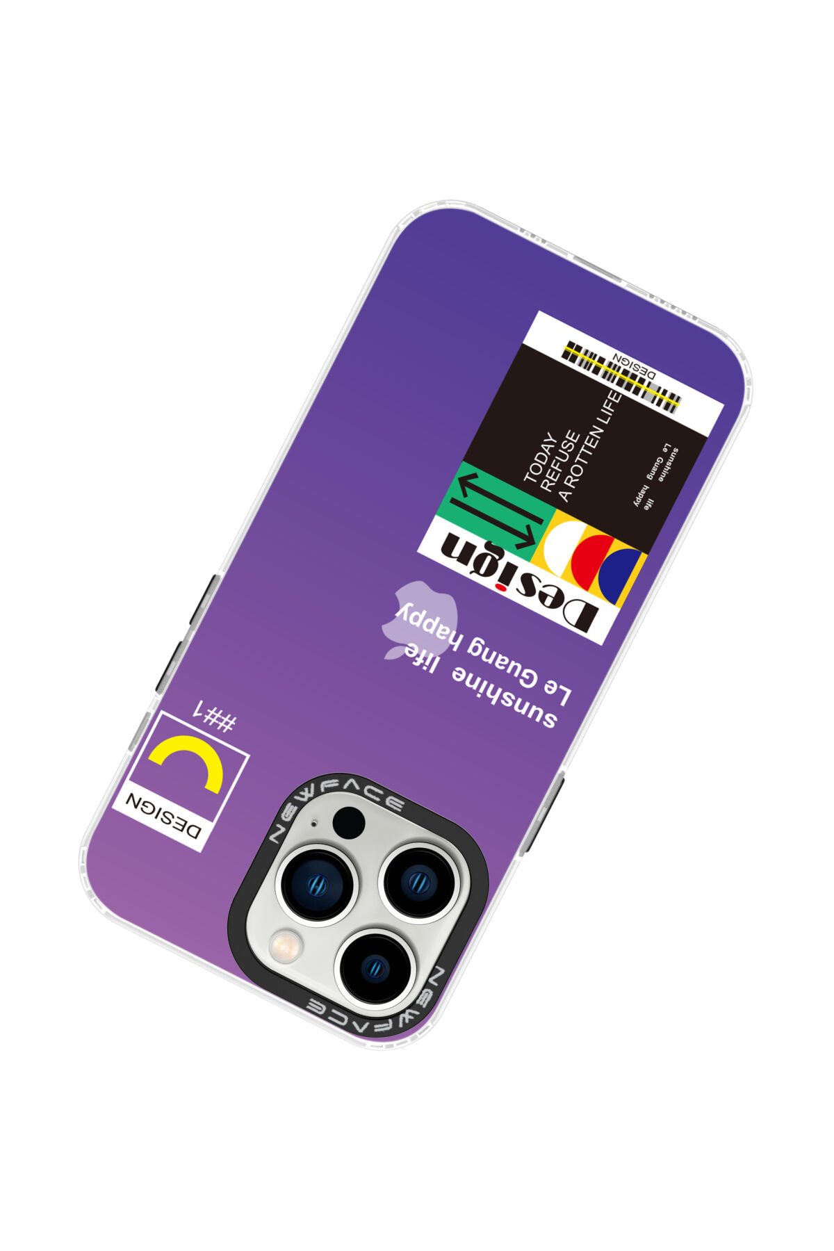 Newface iPhone 14 Pro Kılıf Armada Lensli Kapak - Derin Mor