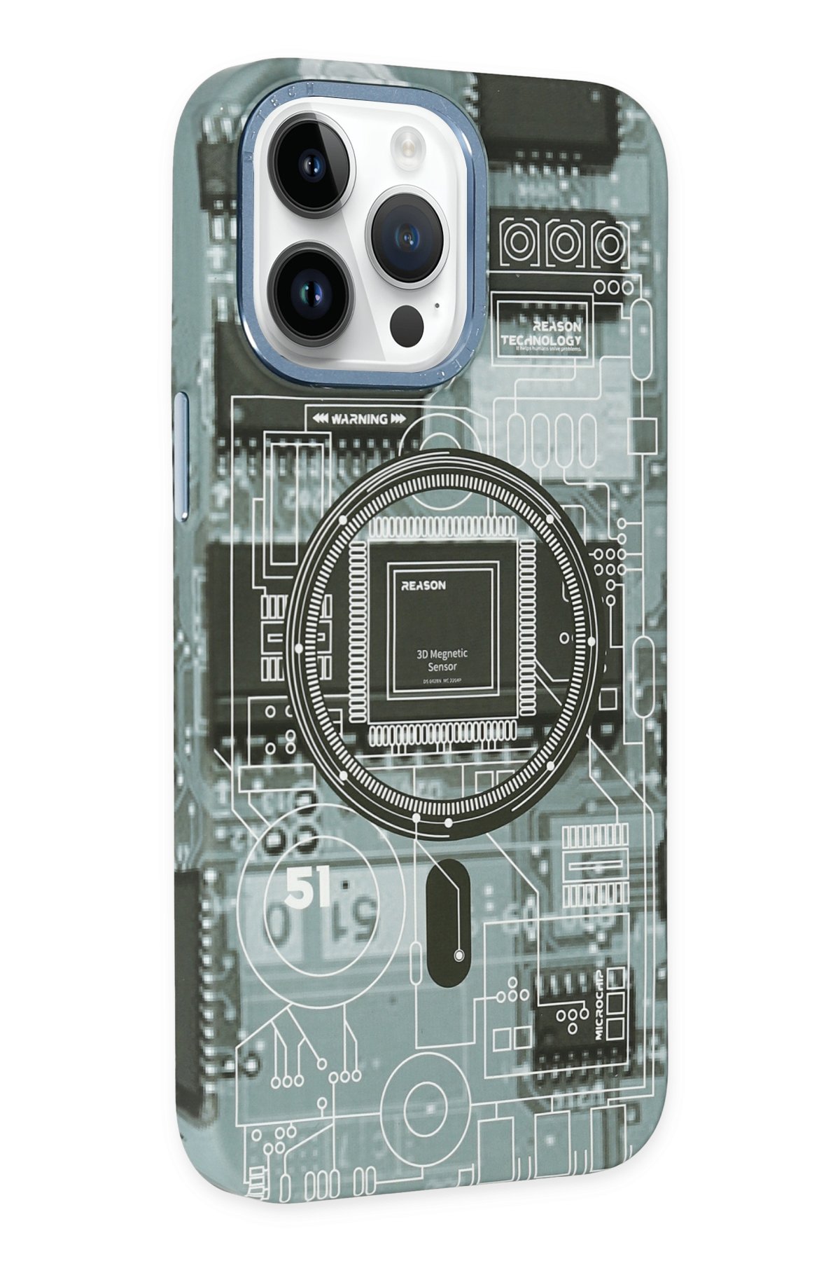 Newface iPhone 14 Pro Kılıf Trex Magneticsafe Kapak - Derin Mor