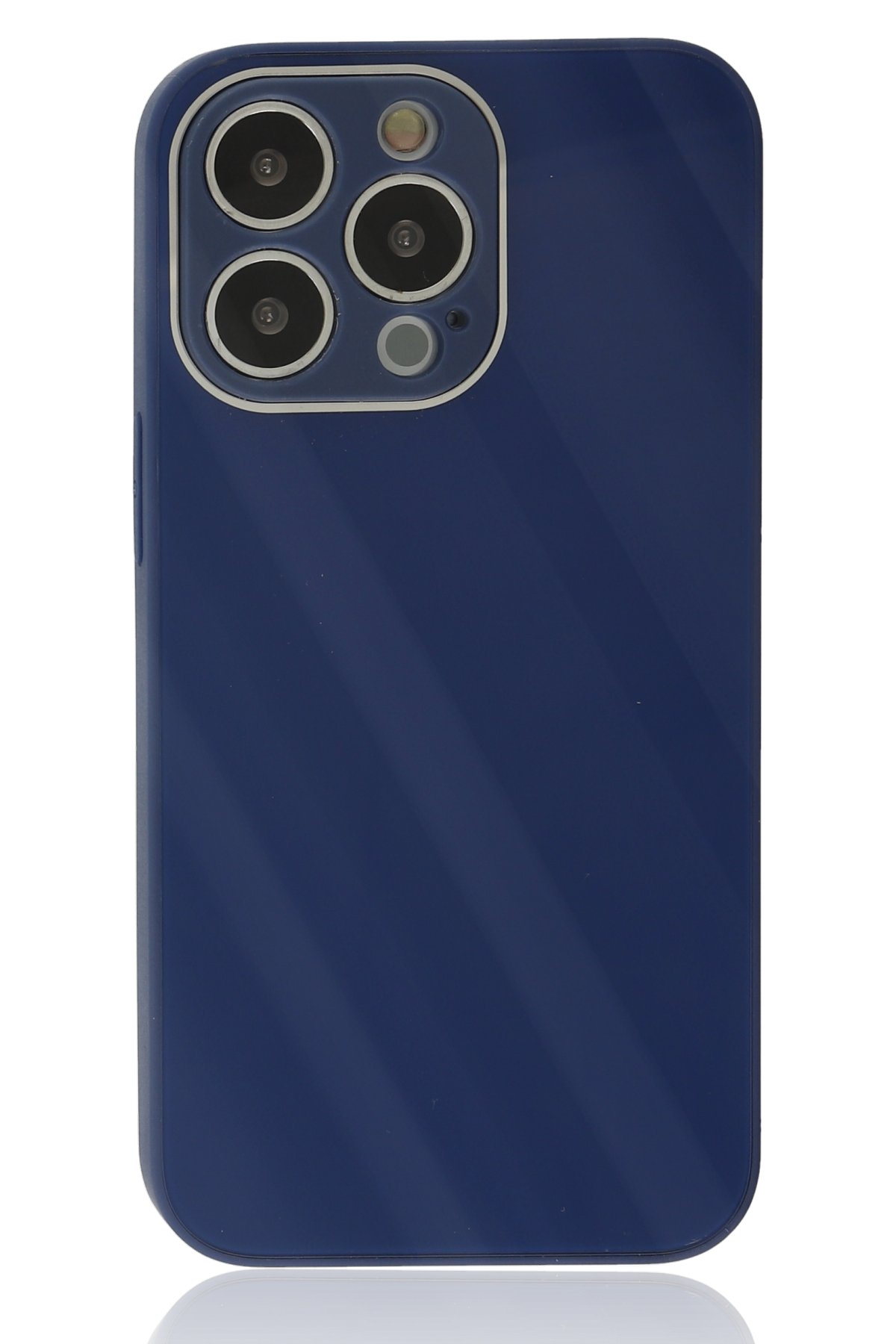 Newface iPhone 14 Pro Kılıf Kelvin Kartvizitli Silikon - Lacivert
