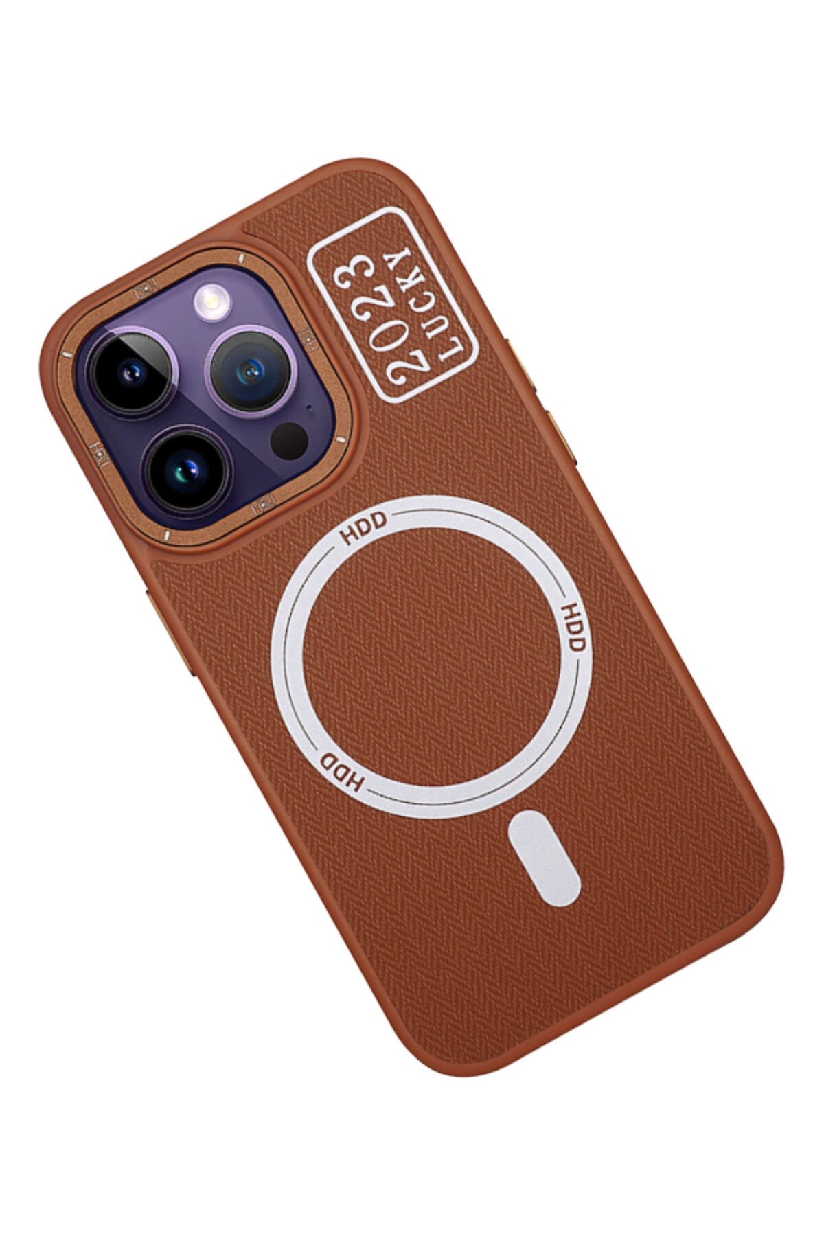HDD iPhone 14 Pro Kılıf HBC-190 Kolaj Kapak - Siyah