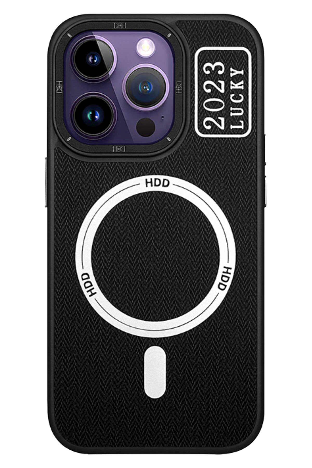 HDD iPhone 14 Pro Kılıf HBC-155 Lizbon Kapak - Derin Mor