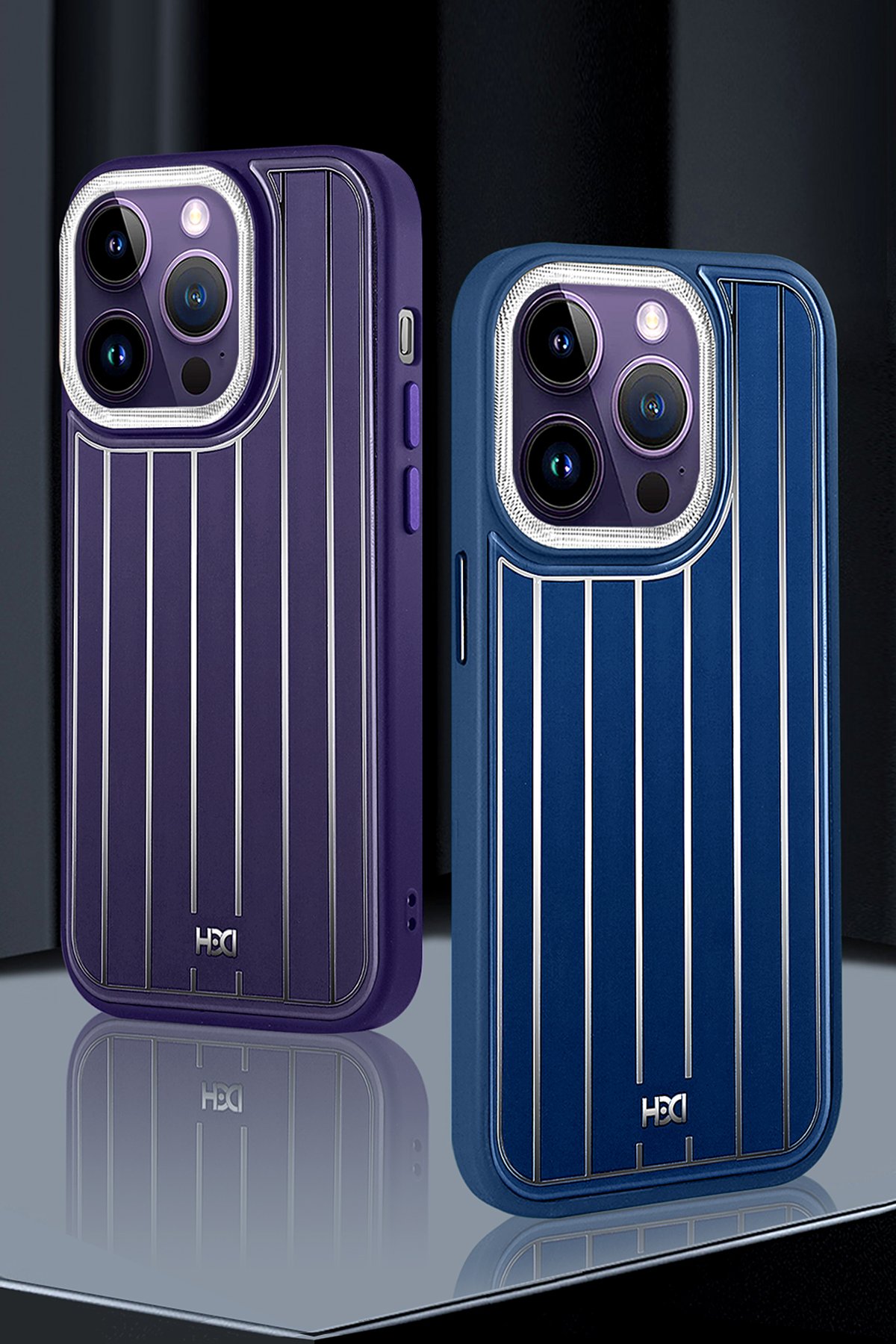 HDD iPhone 14 Pro Kılıf HBC-155 Lizbon Kapak - Siyah