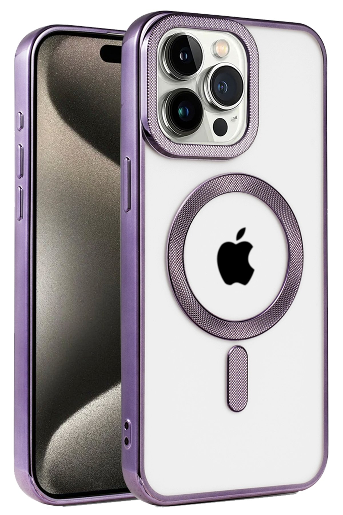 Newface iPhone 14 Pro Kılıf Dora Kapak - Pudra