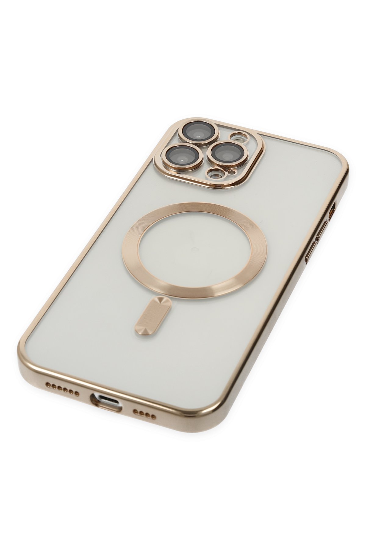 Newface iPhone 14 Pro Kılıf Modos Metal Kapak - Pembe