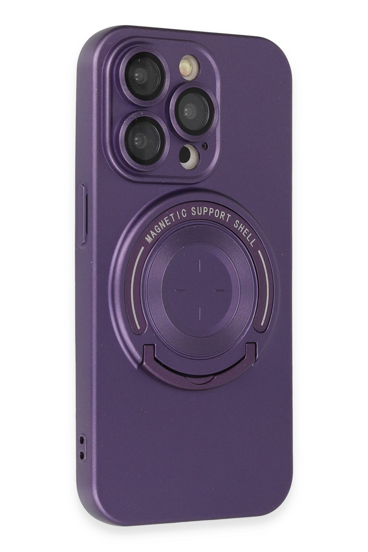 Newface iPhone 14 Pro Kılıf Daisy Simli Magsafe Kapak - Siyah