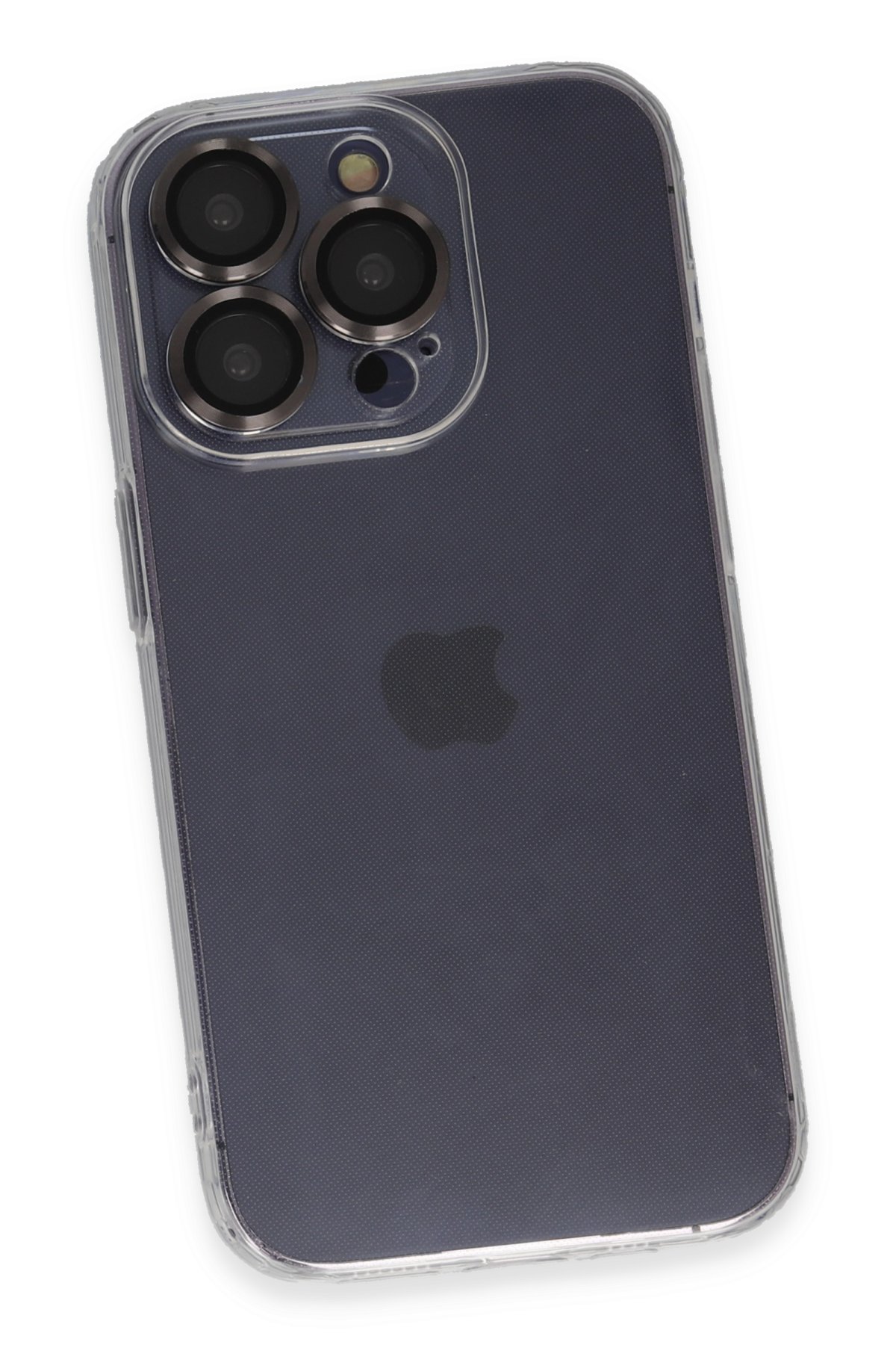 Newface iPhone 14 Pro Kılıf Luko Lens Silikon - Şeffaf