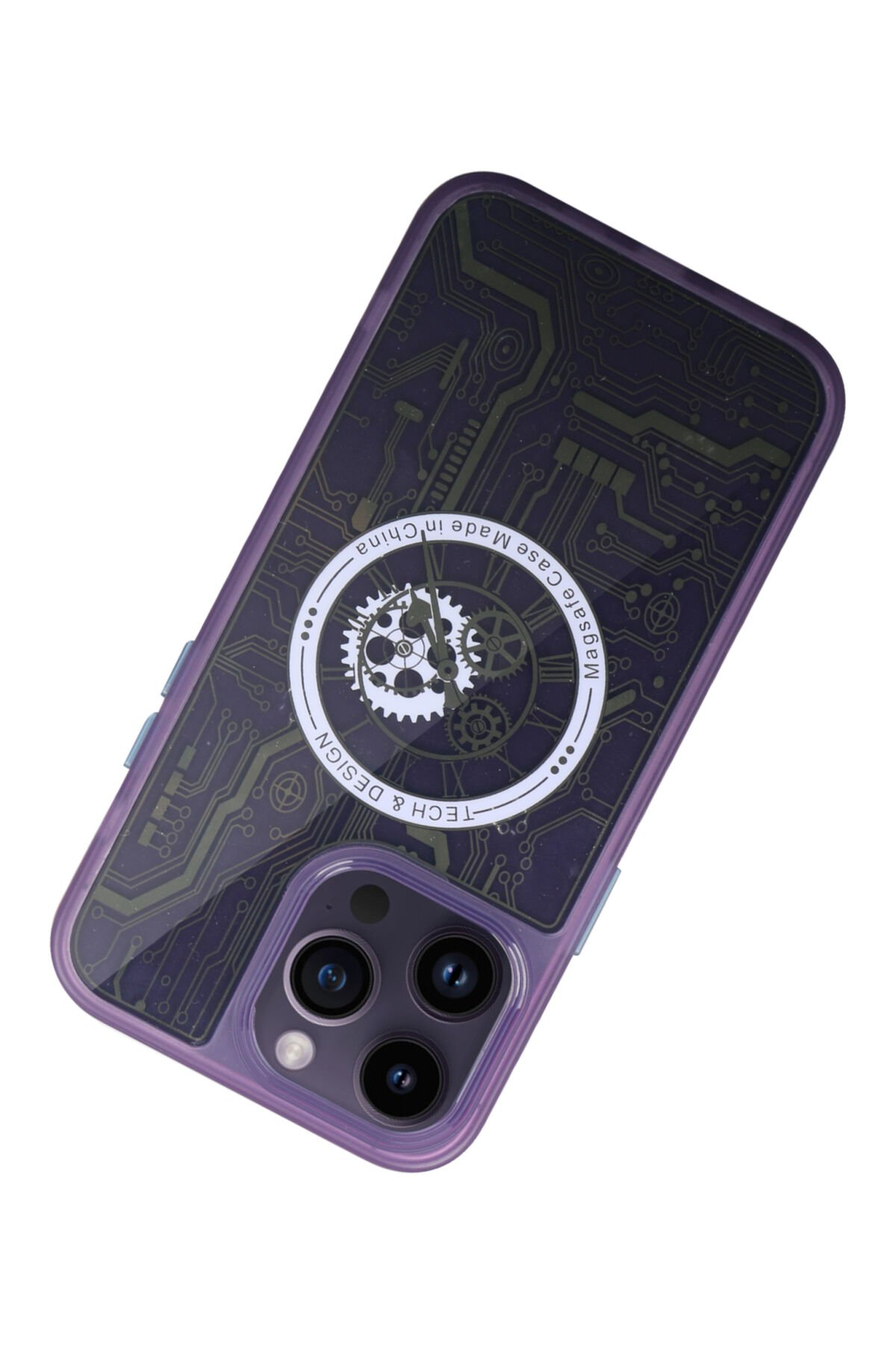 Newface iPhone 14 Pro Kılıf Matte Şeffaf Magneticsafe - Şeffaf