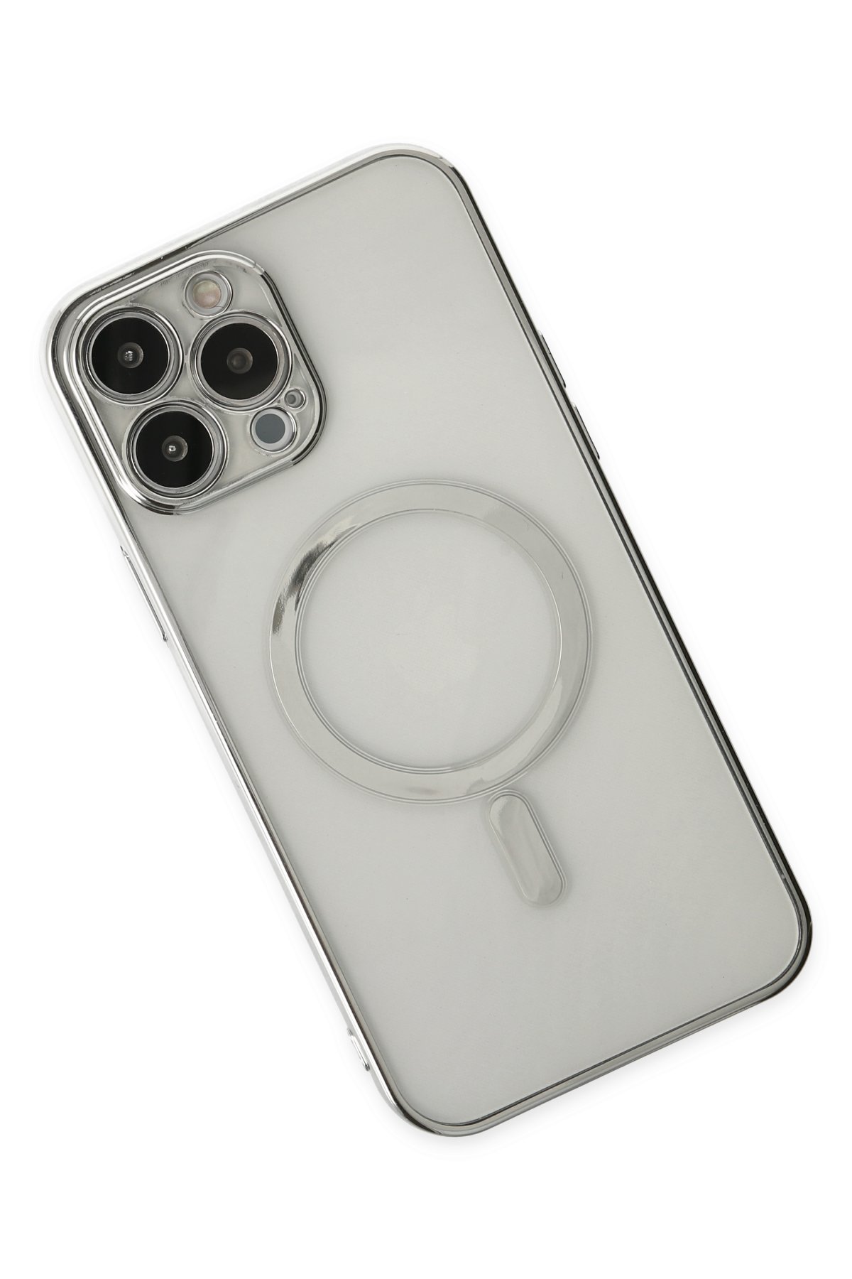 Newface iPhone 14 Pro Kılıf Liva Lens Silikon - Yeşil