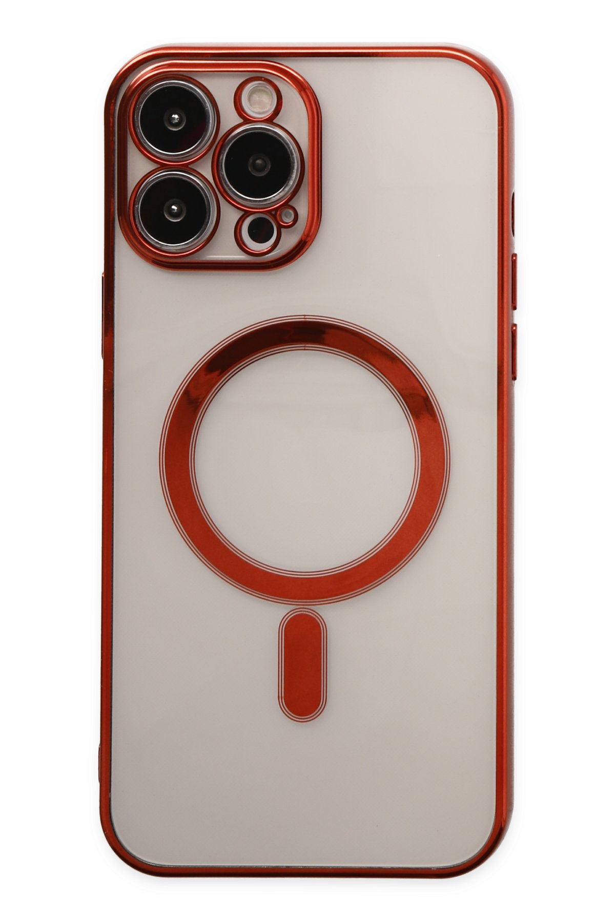 Newface iPhone 14 Pro Kılıf Ozzi Magsafe Deri Kapak - Siyah