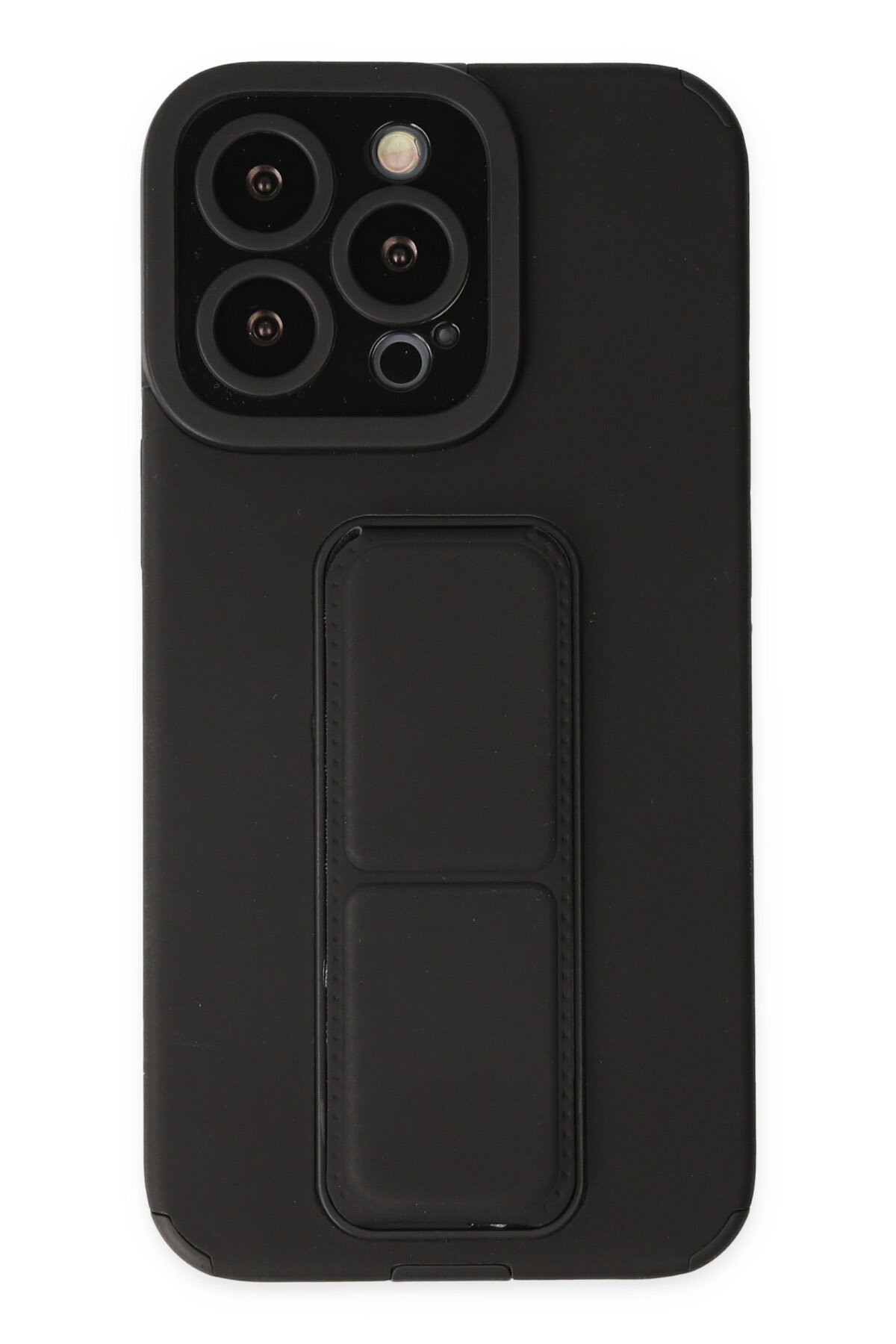 Newface iPhone 14 Pro Kılıf Luko Lens Silikon - Siyah