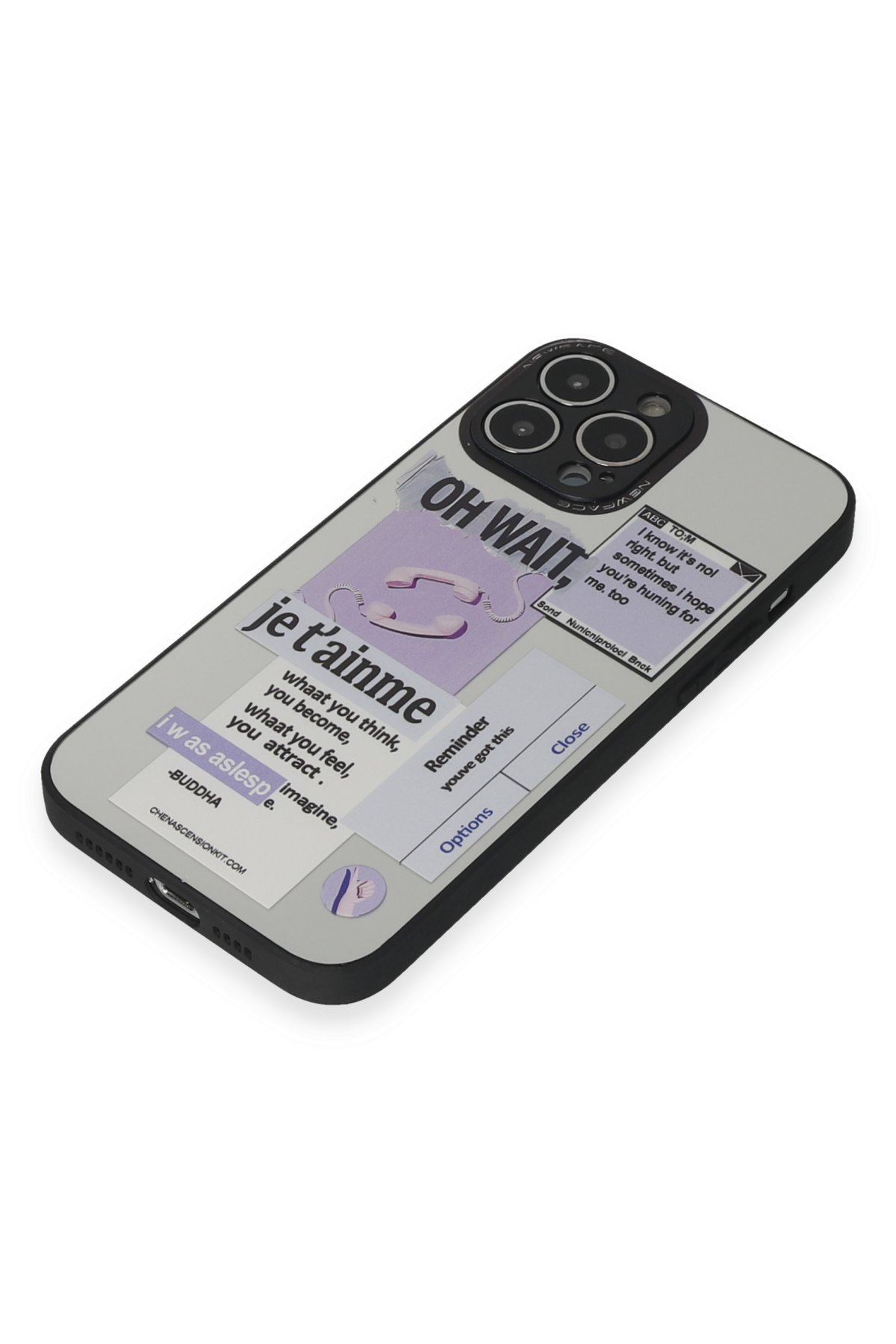 Newface iPhone 14 Pro Kılıf Pars Lens Yüzüklü Silikon - Yeşil
