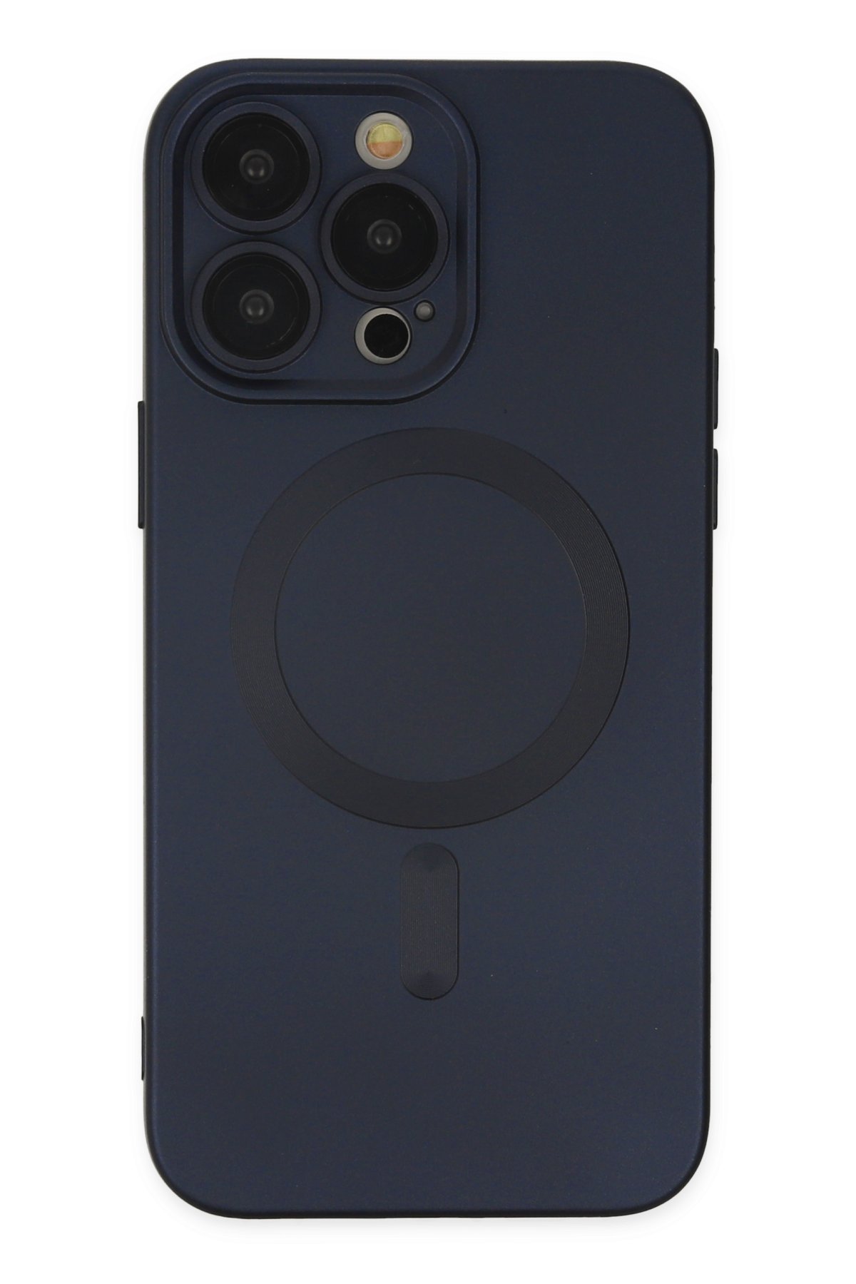 Newface iPhone 14 Pro Kılıf Liva Lens Silikon - Beyaz