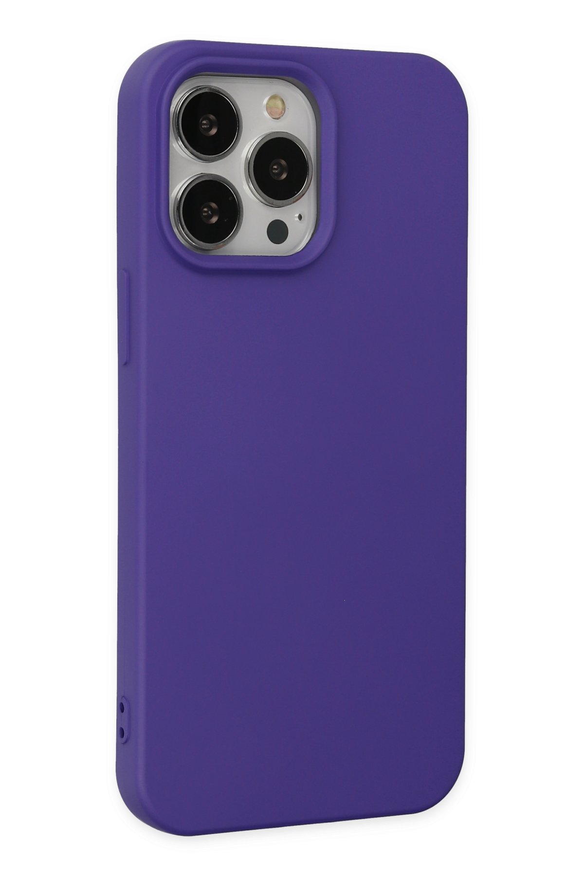 Newface iPhone 14 Pro Kılıf Glass Kapak - Mavi