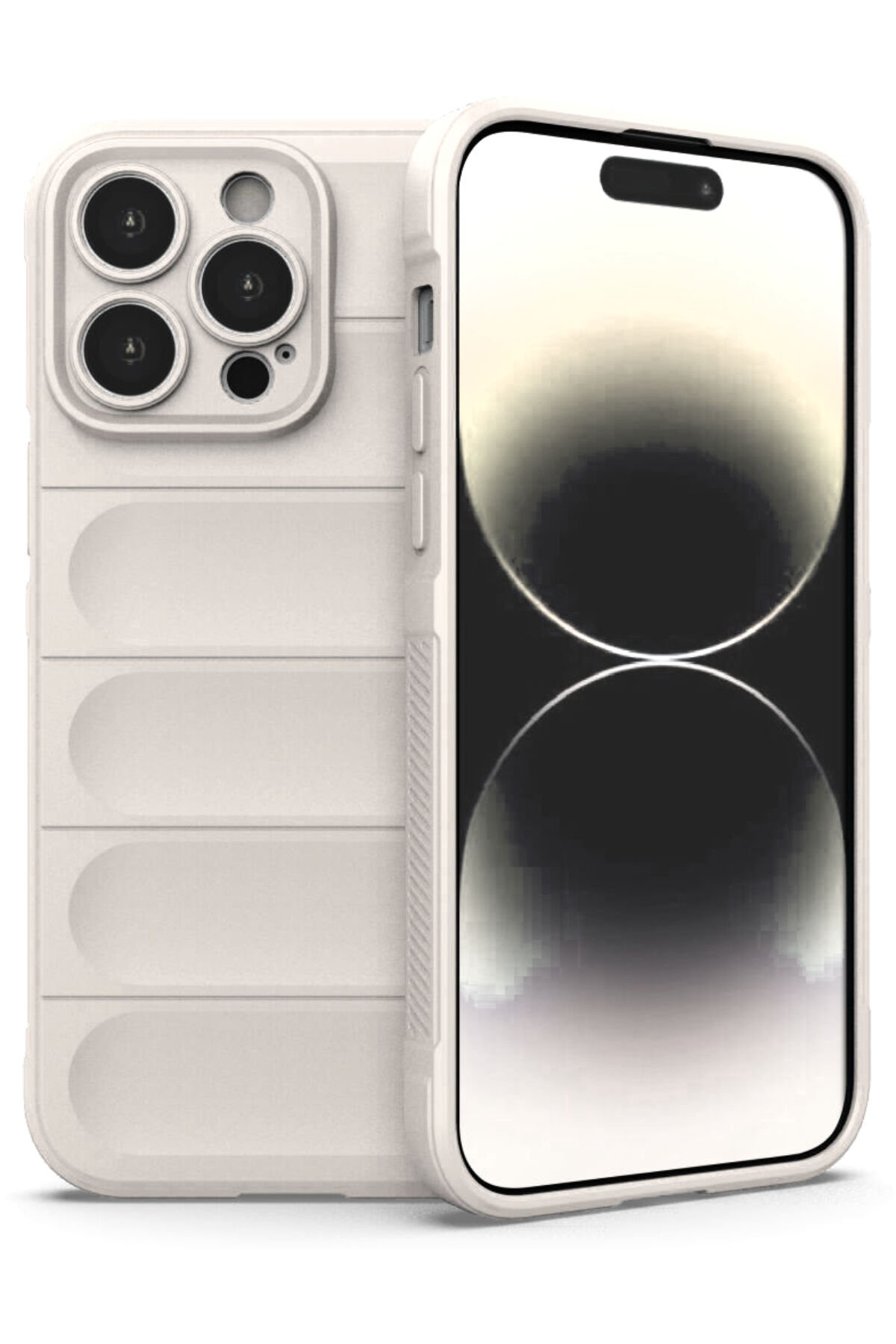 Newface iPhone 14 Pro Kılıf Moshi Lens Magneticsafe Silikon - Sierra Blue