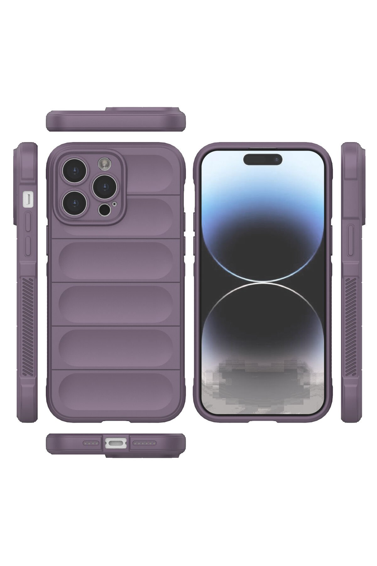 Newface iPhone 14 Pro Kılıf Merkür Magneticsafe Standlı Kapak - Lacivert