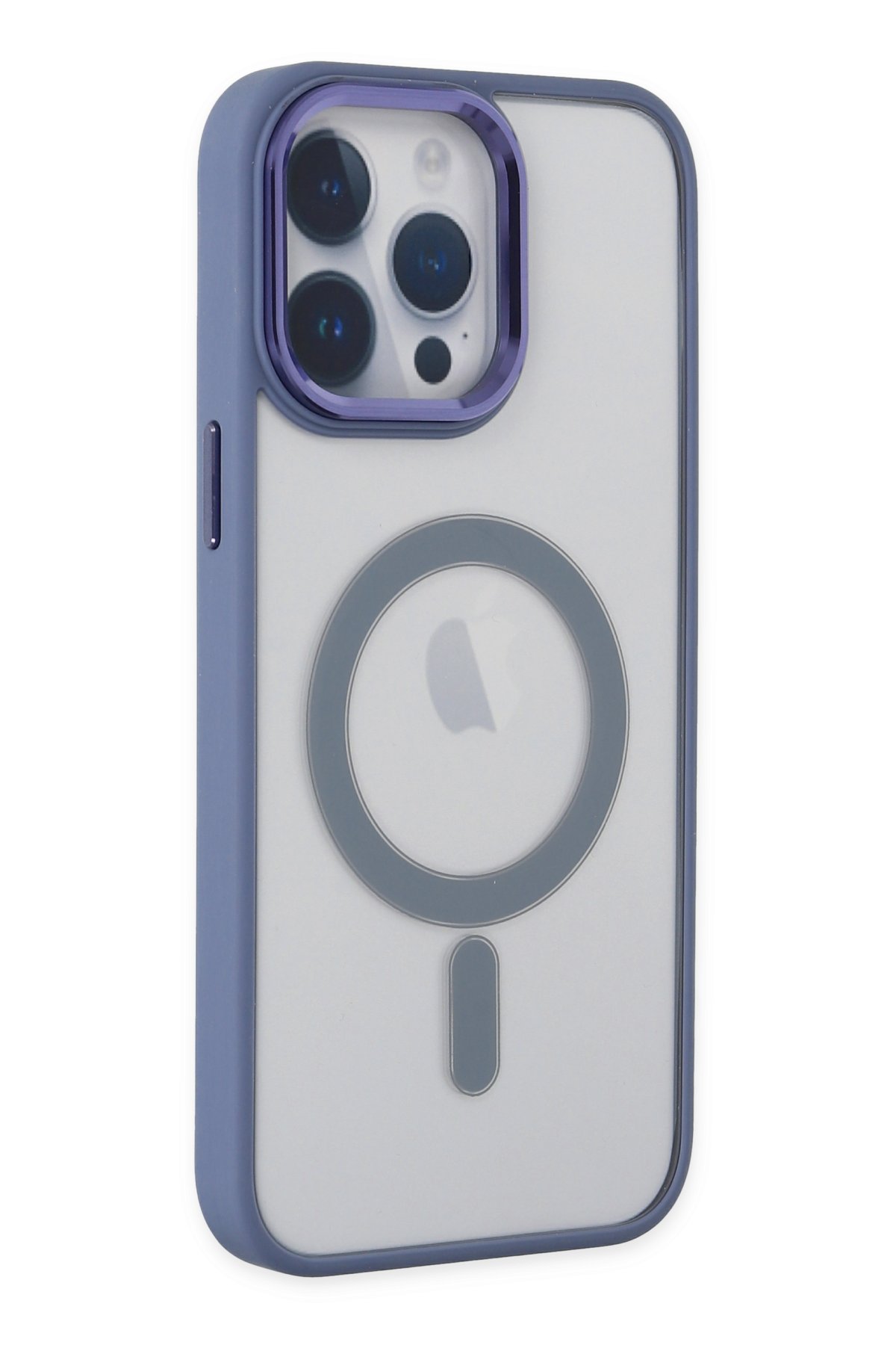 Newface iPhone 14 Pro Kılıf Kross Magneticsafe Kapak - Sierra Blue
