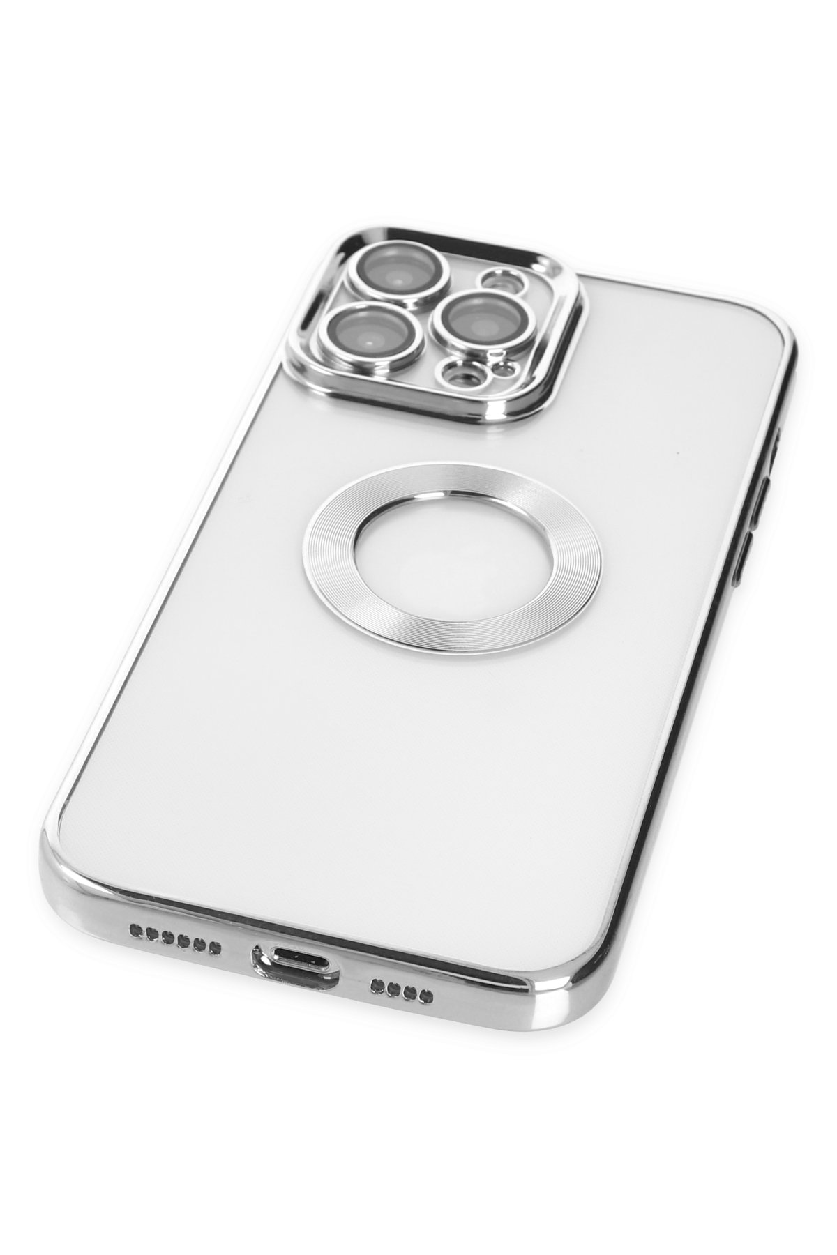 Newface iPhone 14 Pro Metal Kamera Lens Koruma Cam - Sierra Blue