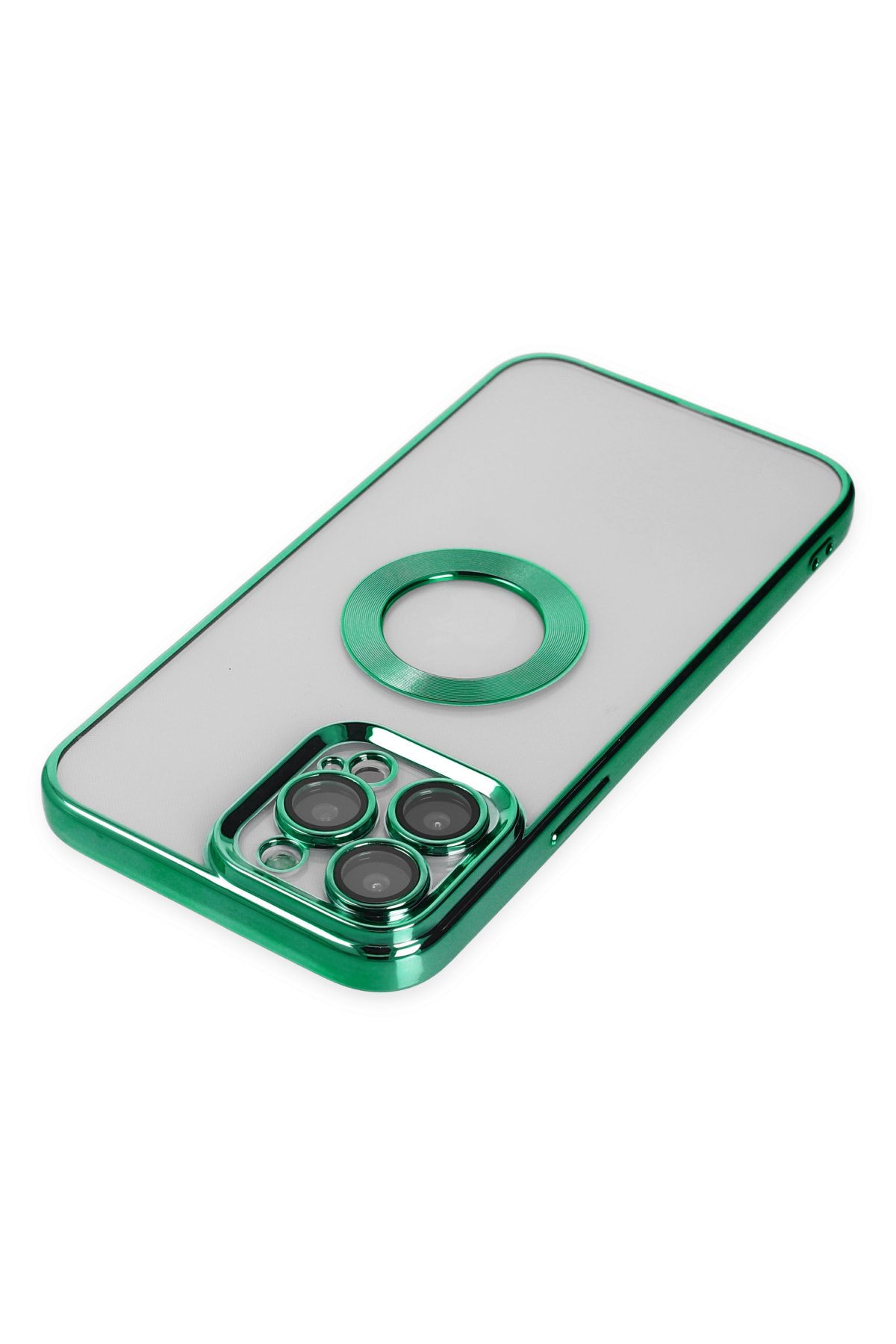 Newface iPhone 14 Pro Kılıf Kronos Magsafe Kapak - Koyu Yeşil