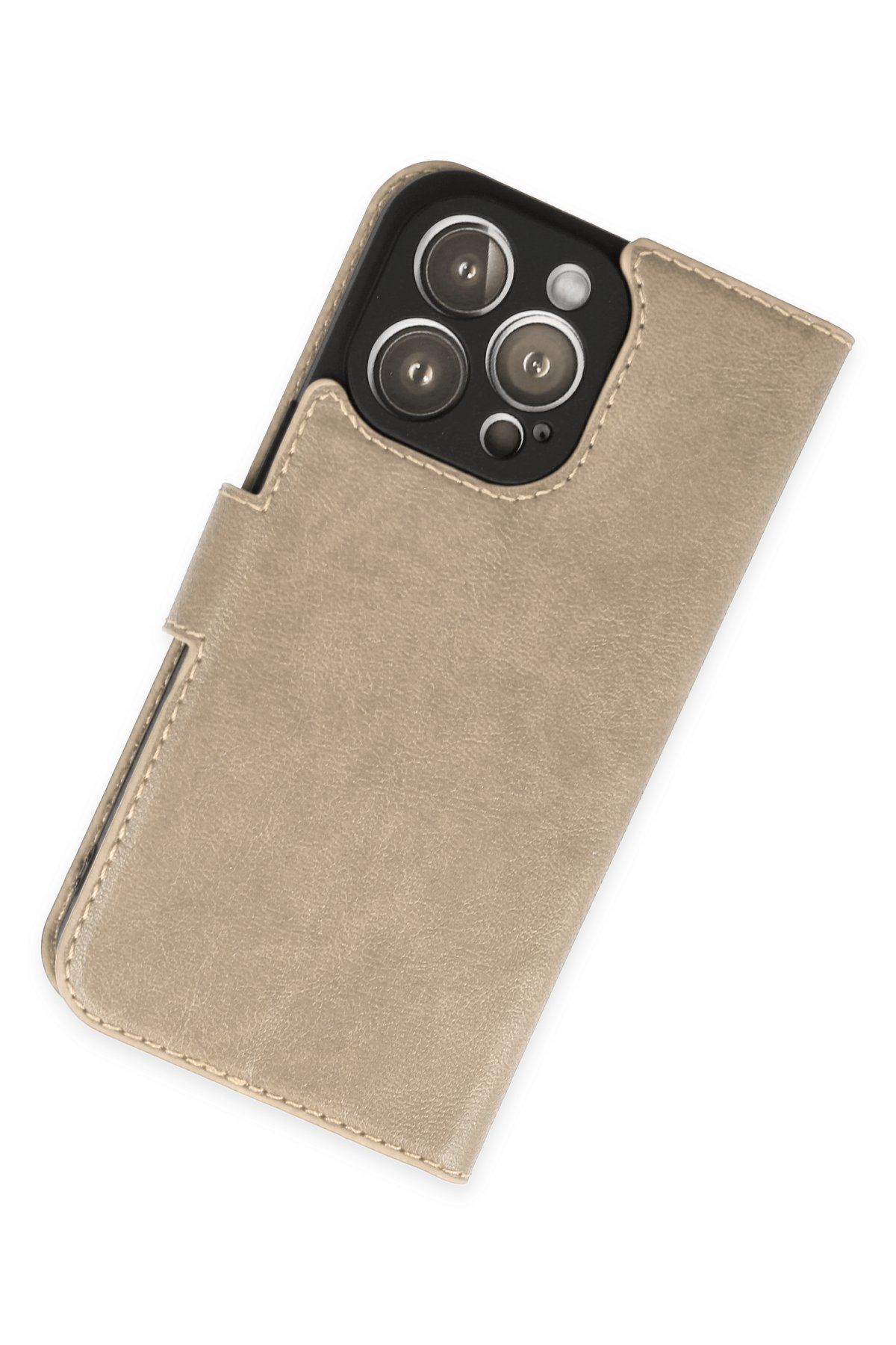 Newface iPhone 14 Pro Kılıf Pars Lens Yüzüklü Silikon - Yeşil