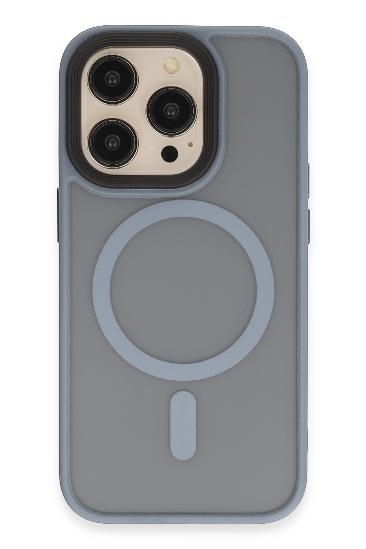 Newface iPhone 14 Pro Kılıf Element Magneticsafe Sert Kapak - Sierra Blue