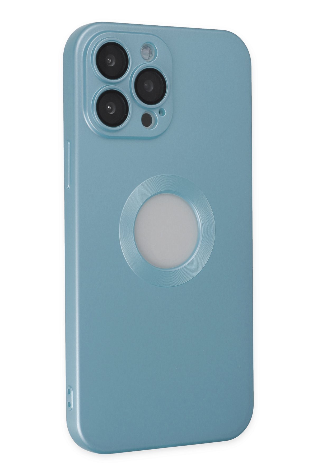 Newface iPhone 14 Pro Kılıf Room Magneticsafe Silikon - Pudra