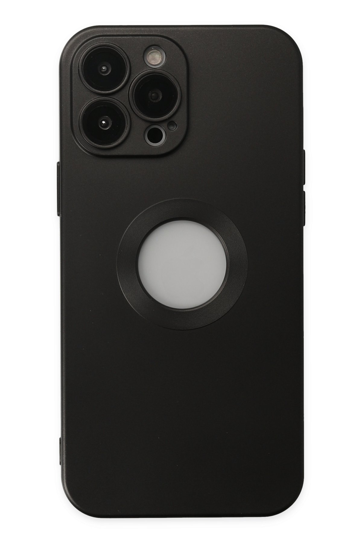 Newface iPhone 14 Pro Kılıf Pars Lens Yüzüklü Silikon - Kırmızı