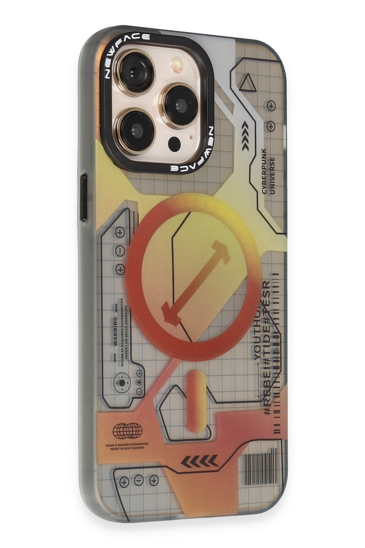 Newface iPhone 14 Pro Kılıf Kelvin Kartvizitli Silikon - Koyu Yeşil