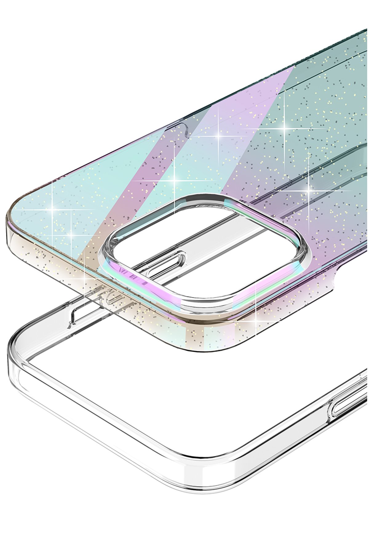 Newface iPhone 14 Pro Max Kılıf Prada Desenli Kapak - Prada Mor - 3