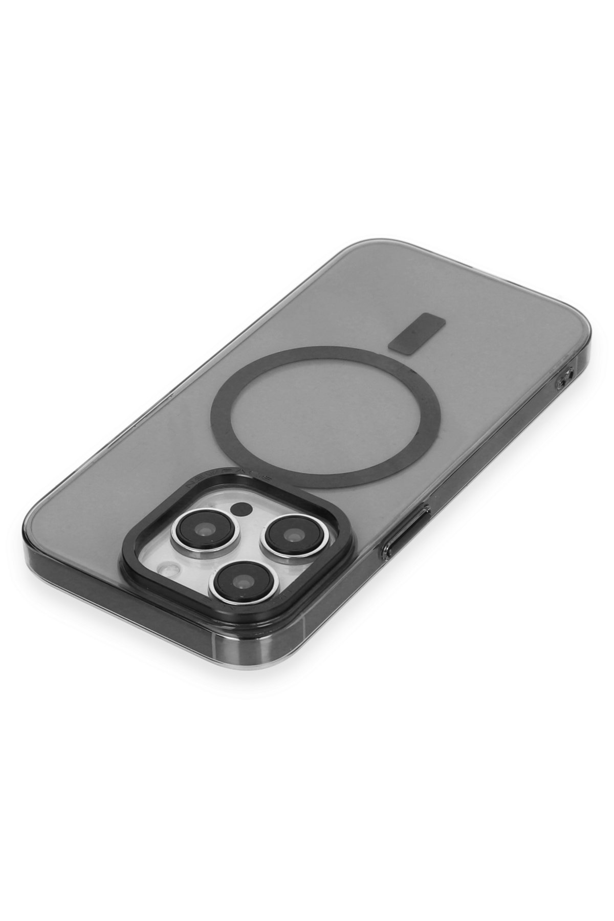 Newface iPhone 14 Pro Max Kılıf Razer Lensli Silikon - Açık Mavi