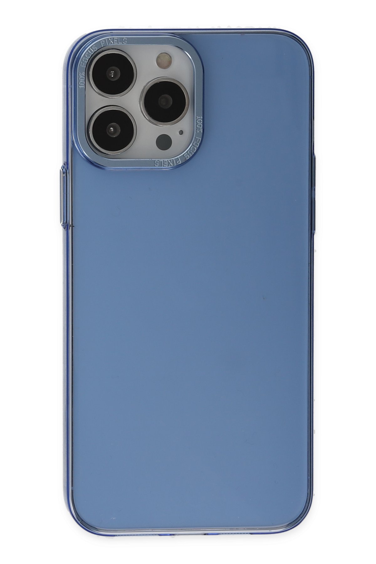 Newface iPhone 14 Pro Max Kılıf Boyi Silikon Kapak - Gümüş