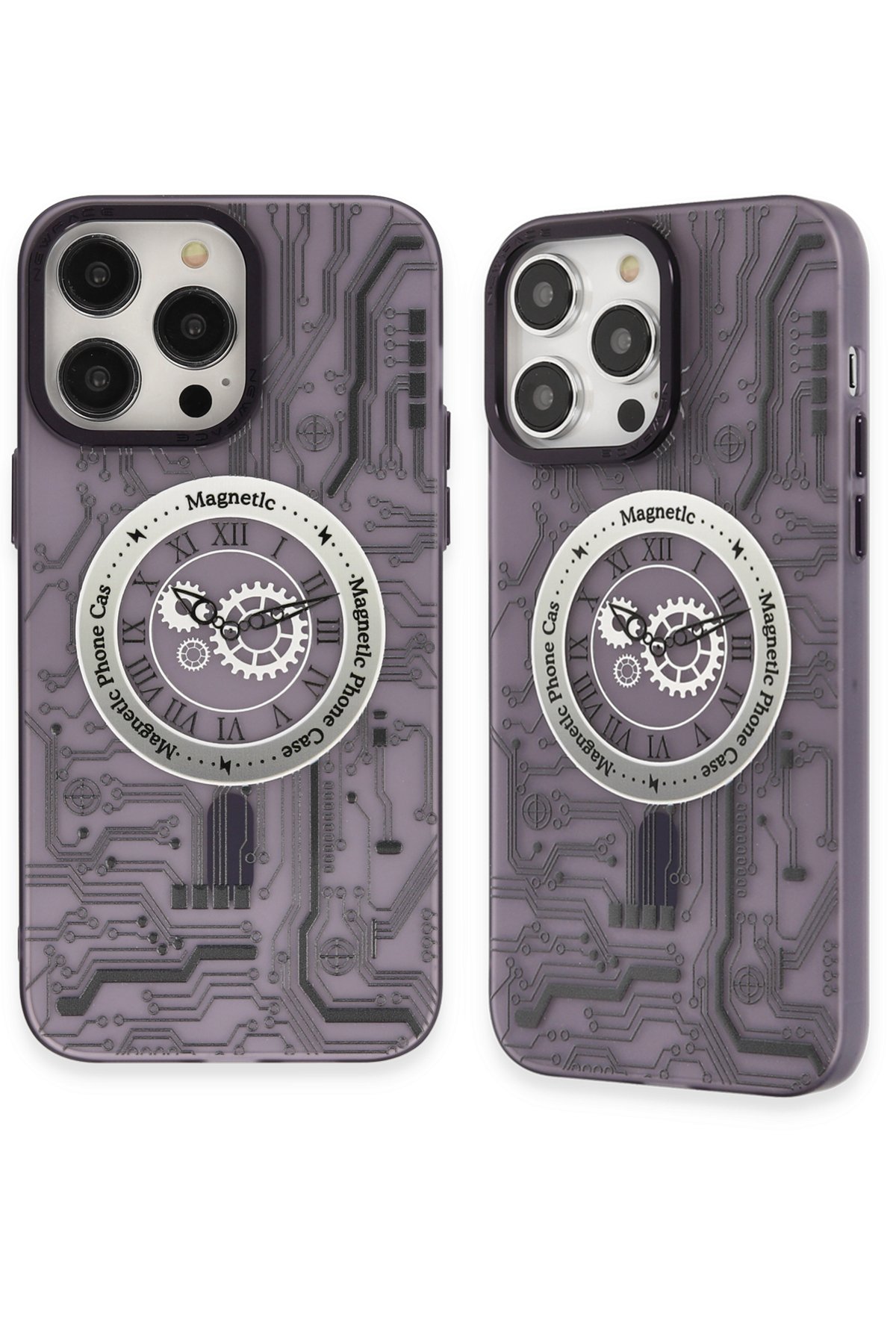 Newface iPhone 14 Pro Max Kılıf Modos Metal Kapak - Mavi