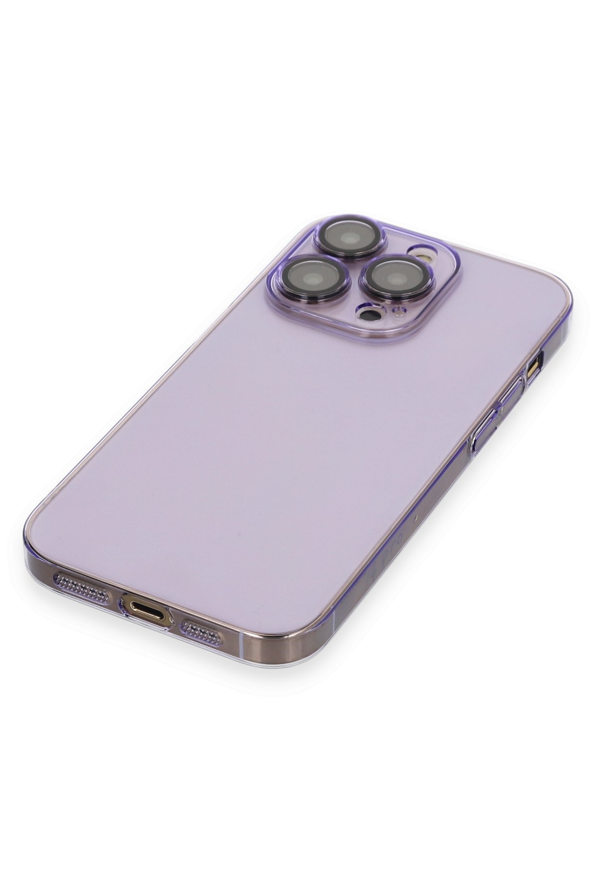 Newface iPhone 14 Pro Max Kılıf Joke Simli Magneticsafe Kılıf - Mavi