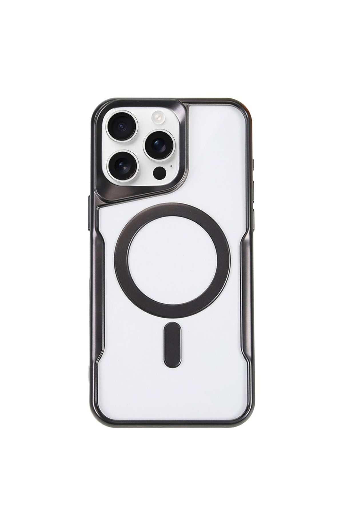 Newface iPhone 14 Pro Max Kılıf Room Magneticsafe Silikon - Pudra