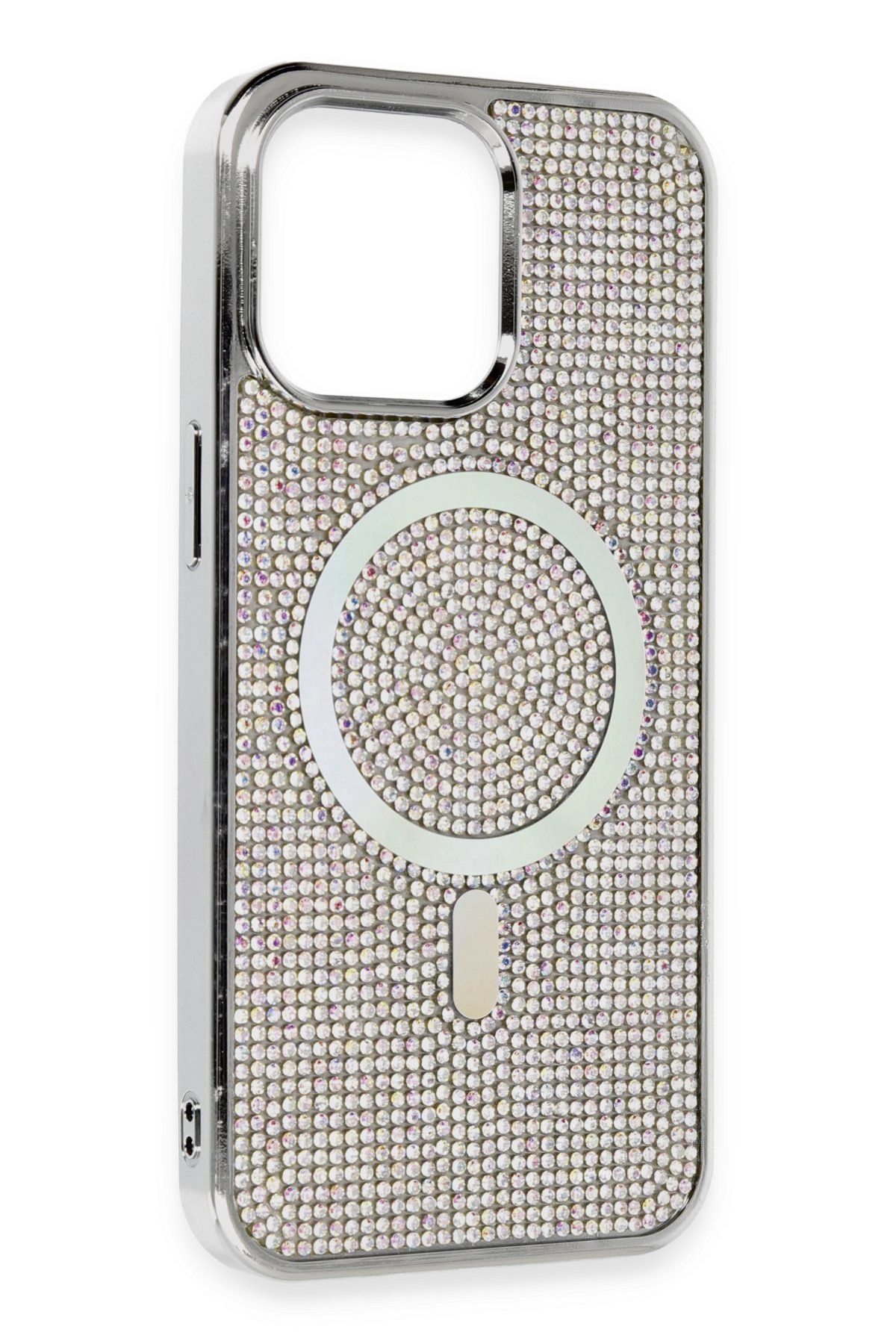Newface iPhone 14 Pro Max Kılıf Merkür Magneticsafe Standlı Kapak - Derin Mor