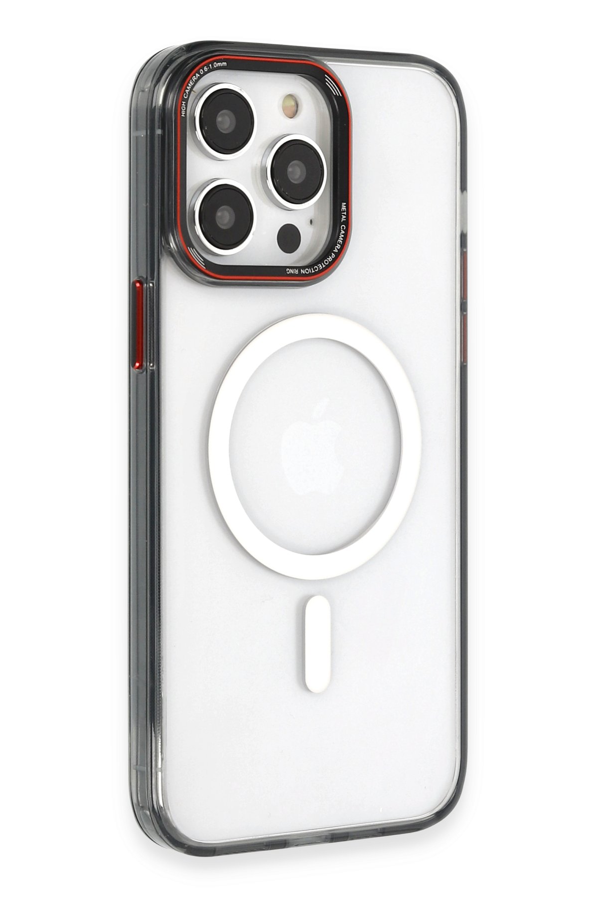 Newface iPhone 14 Pro Max Kılıf Uag Fiber Magneticsafe Silikon - Kırmızı