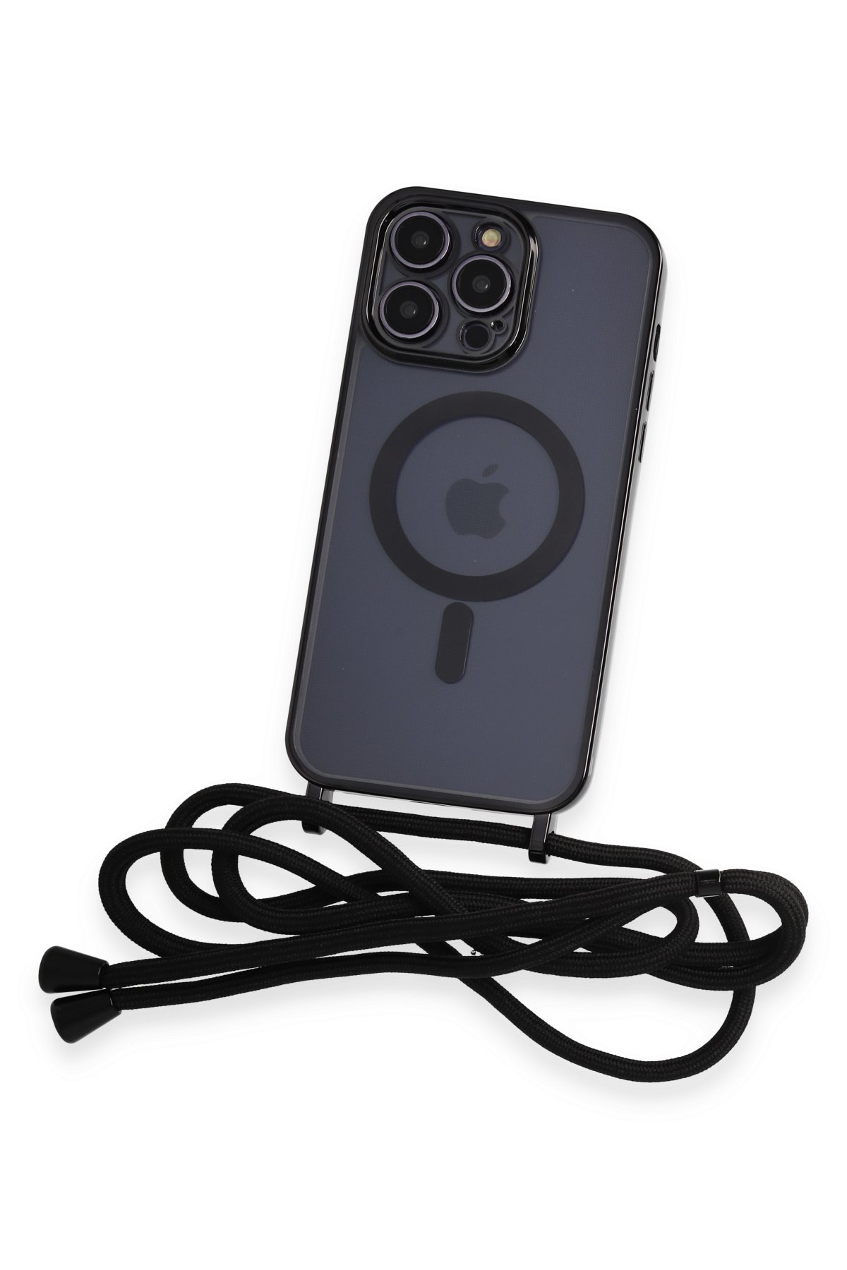 Newface iPhone 14 Pro Max Kılıf Magneticsafe Lazer Silikon - Haki Yeşil