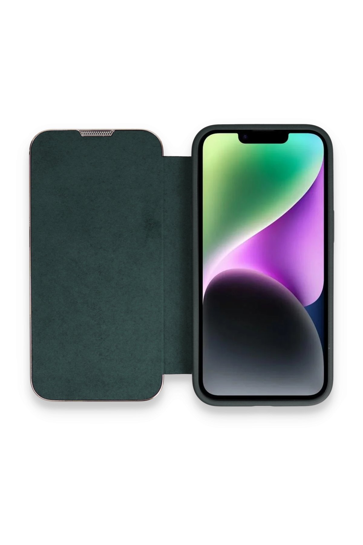 Newface iPhone 14 Pro Max Kılıf Diamond Magsafe Kapak - Siyah