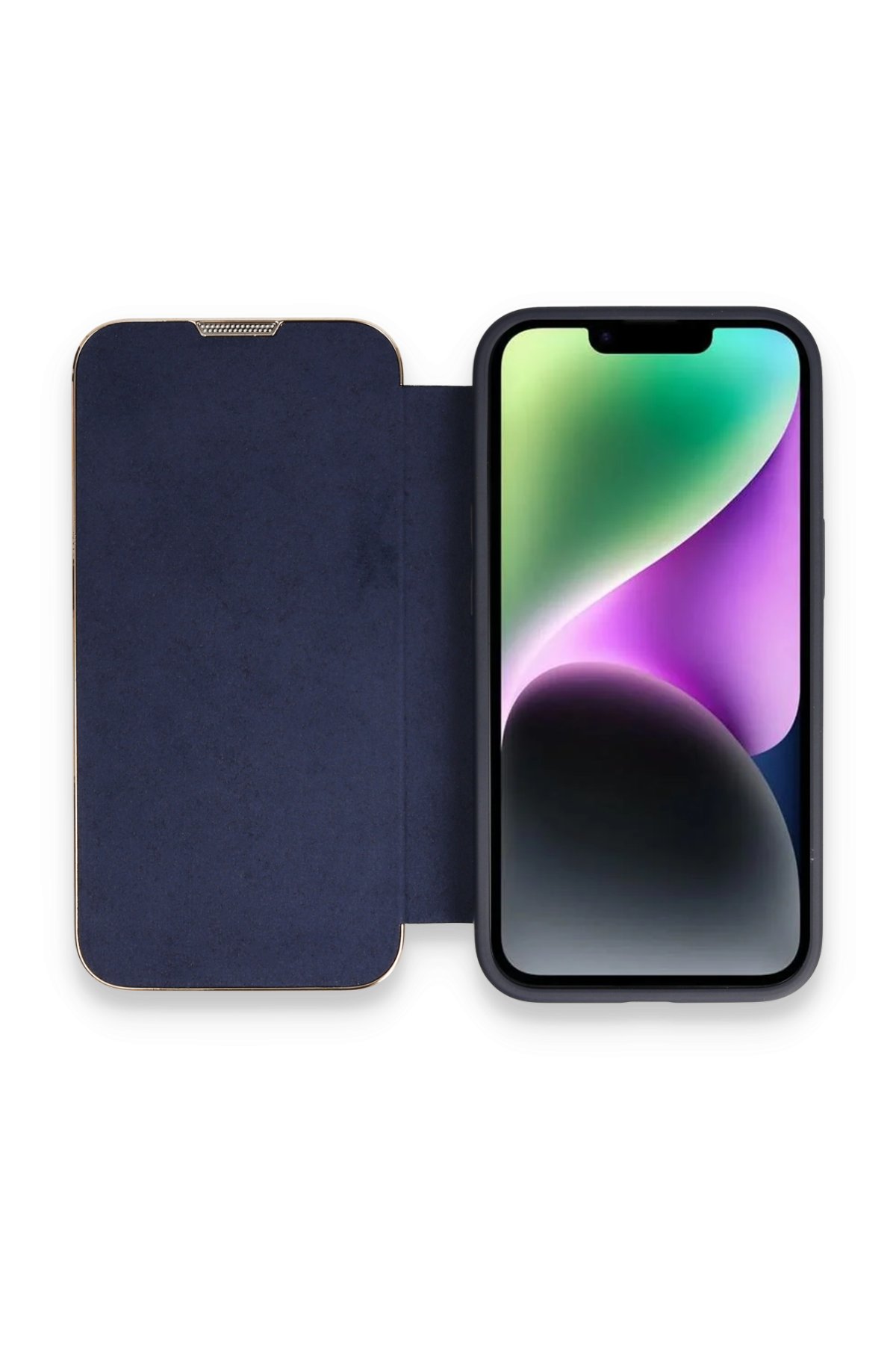Newface iPhone 14 Pro Max Kılıf Coco Elit Kapak - Lila