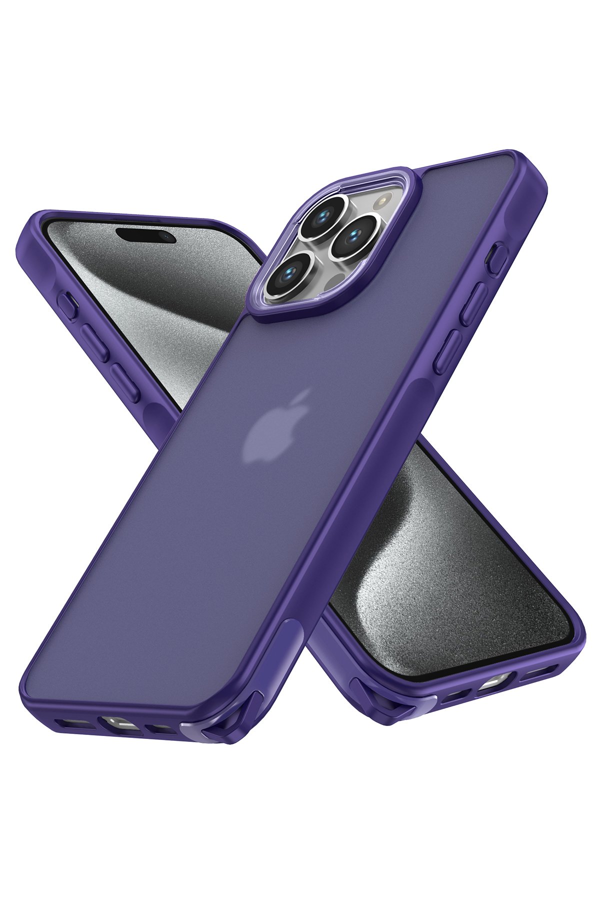 Newface iPhone 14 Pro Max Kılıf Luko Lens Silikon - Siyah