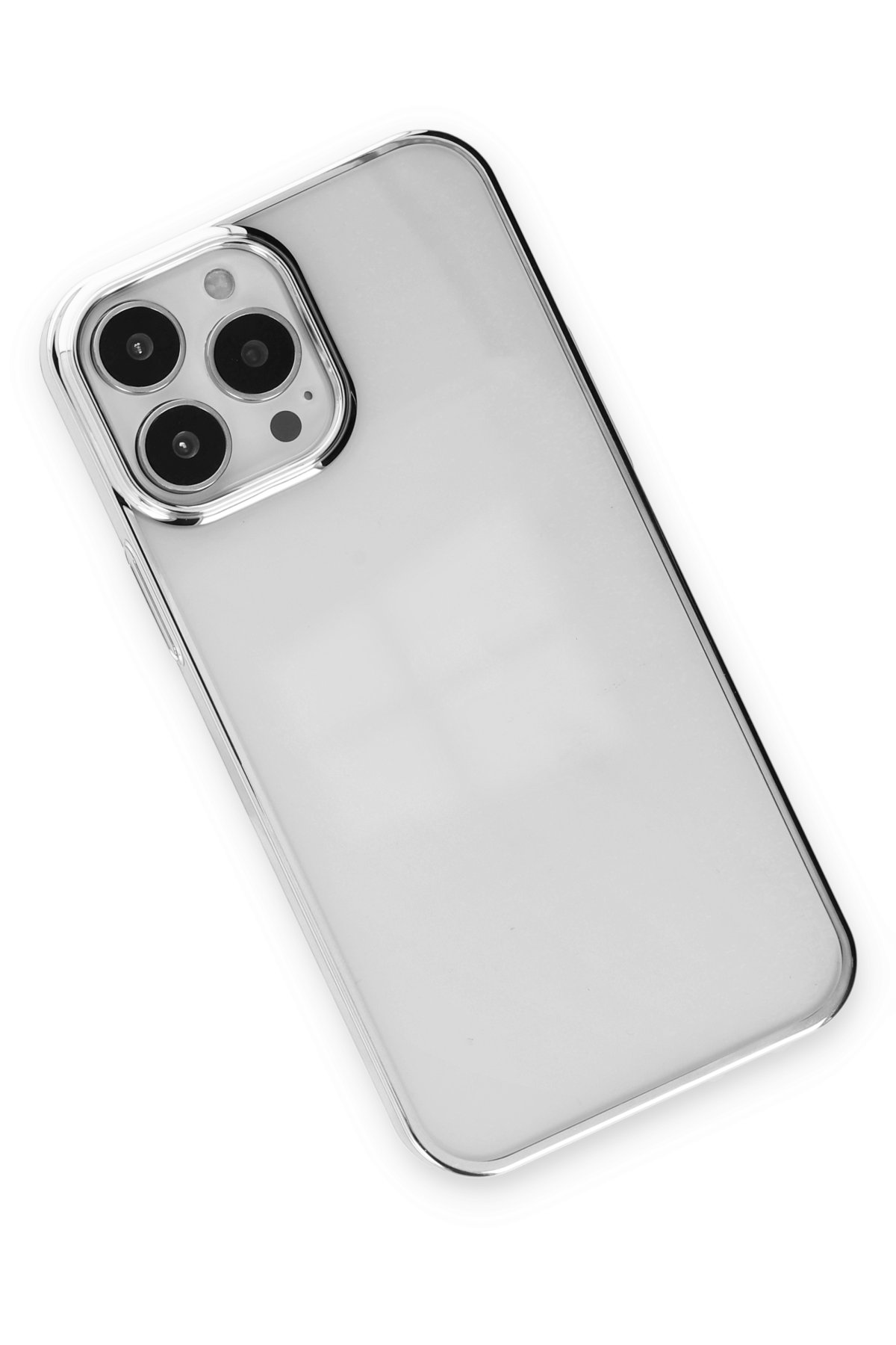Newface iPhone 14 Pro Max Kılıf Esila Silikon - Pudra