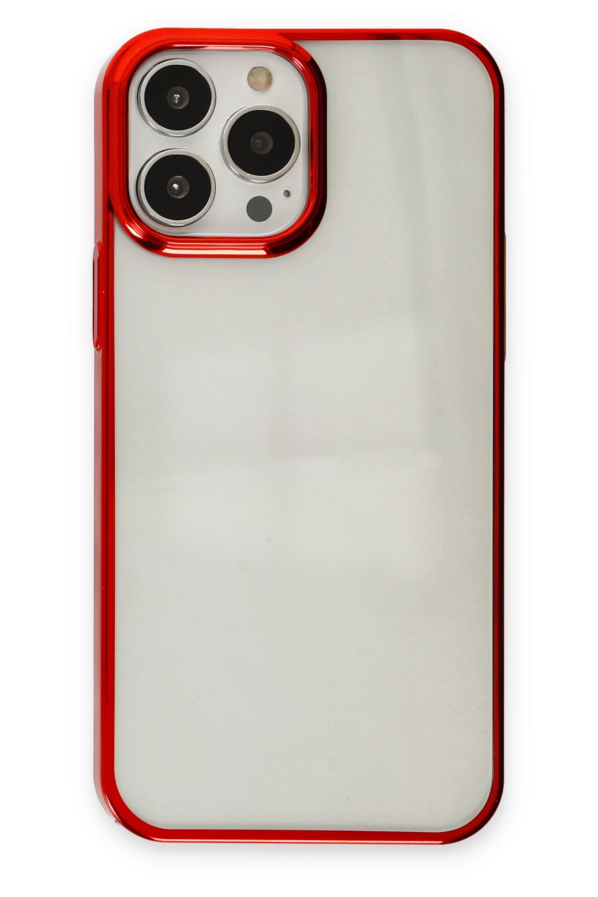 Newface iPhone 14 Pro Max Kılıf Dinamik Magneticsafe Silikon - Şeffaf