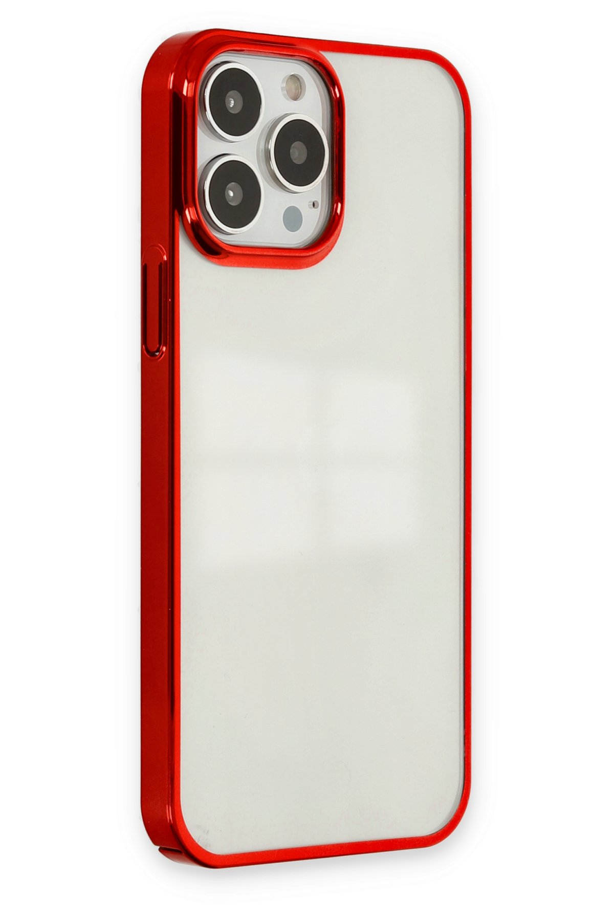 Newface iPhone 14 Pro Max Kılıf Dinamik Magneticsafe Silikon - Şeffaf