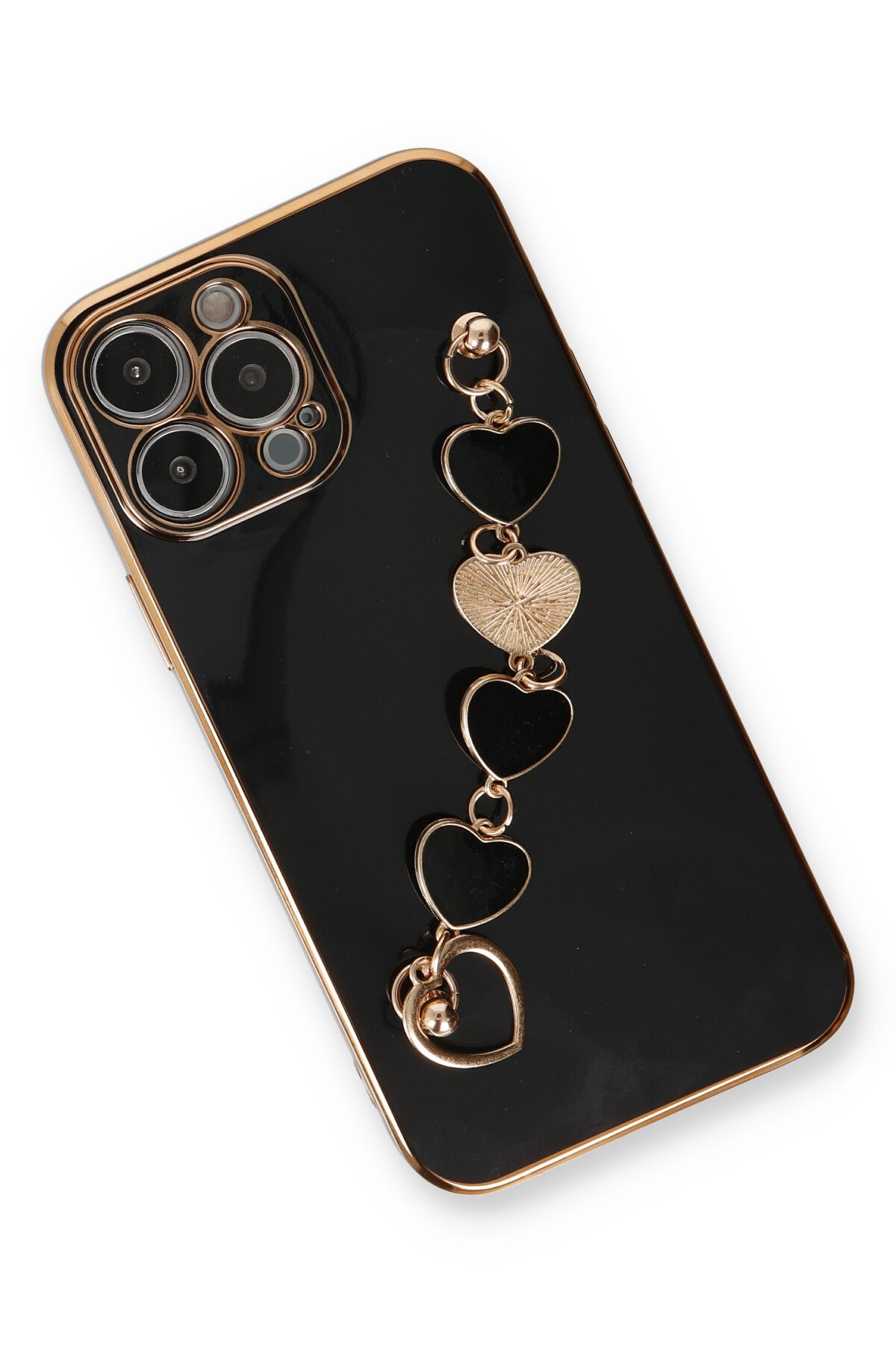 Newface iPhone 14 Pro Max Kılıf King Kapak - Gri-Siyah