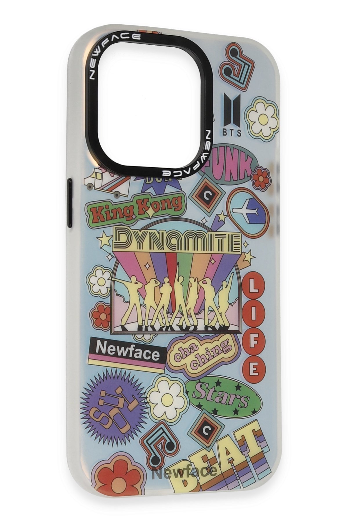 Newface iPhone 14 Pro Max Kılıf Prada Desenli Kapak - Prada Siyah - 1