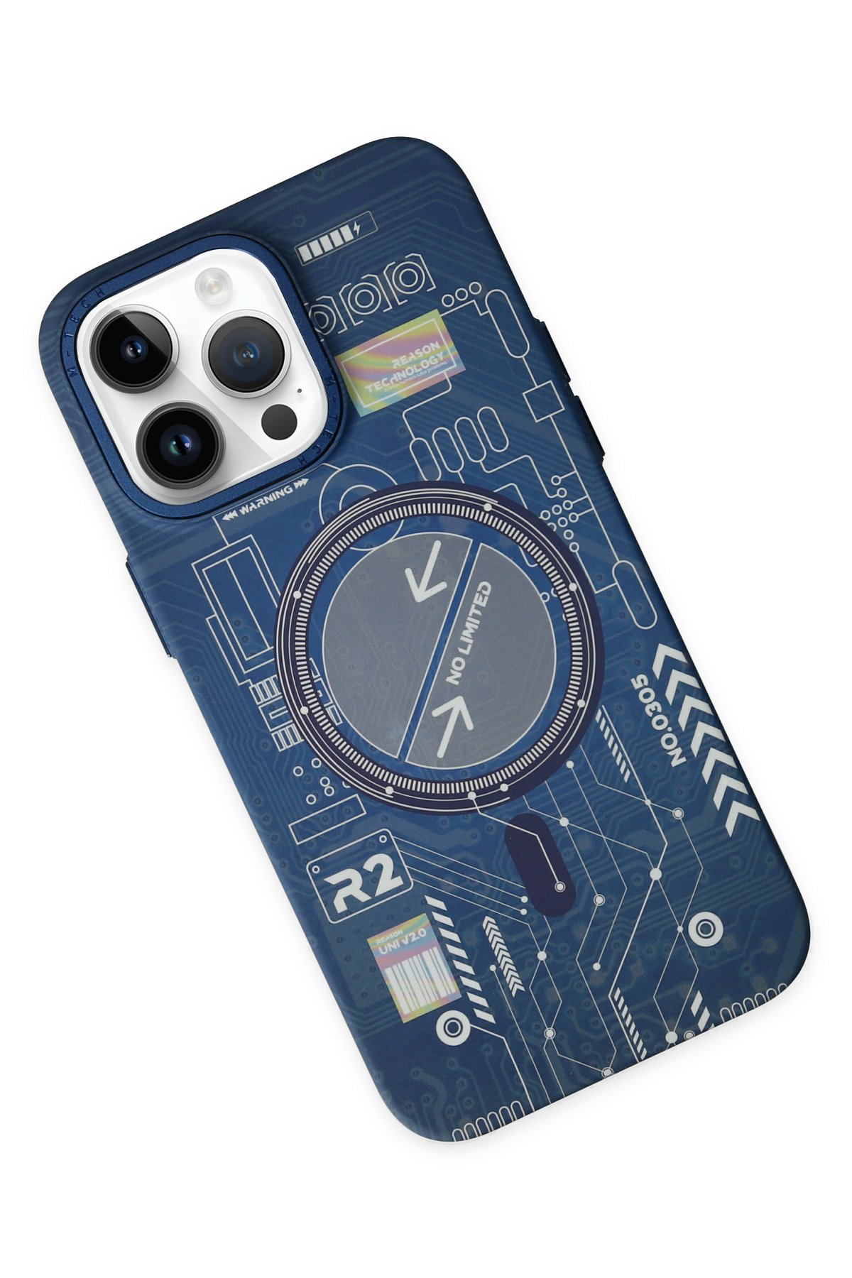 Newface iPhone 14 Pro Max Kılıf Reflexion Desenli Kapak - Desen 6